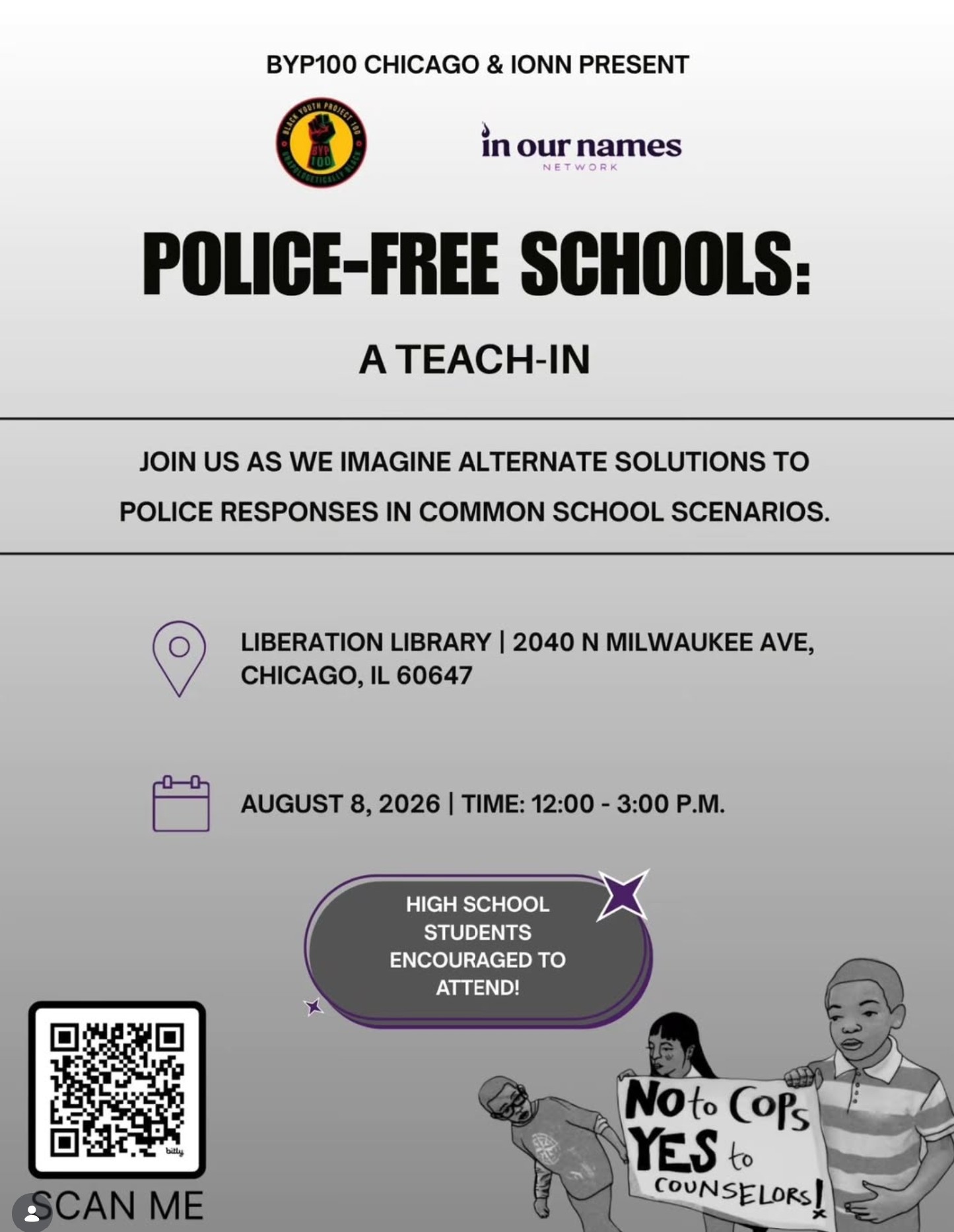 Police-Free Schools: A Teach-In