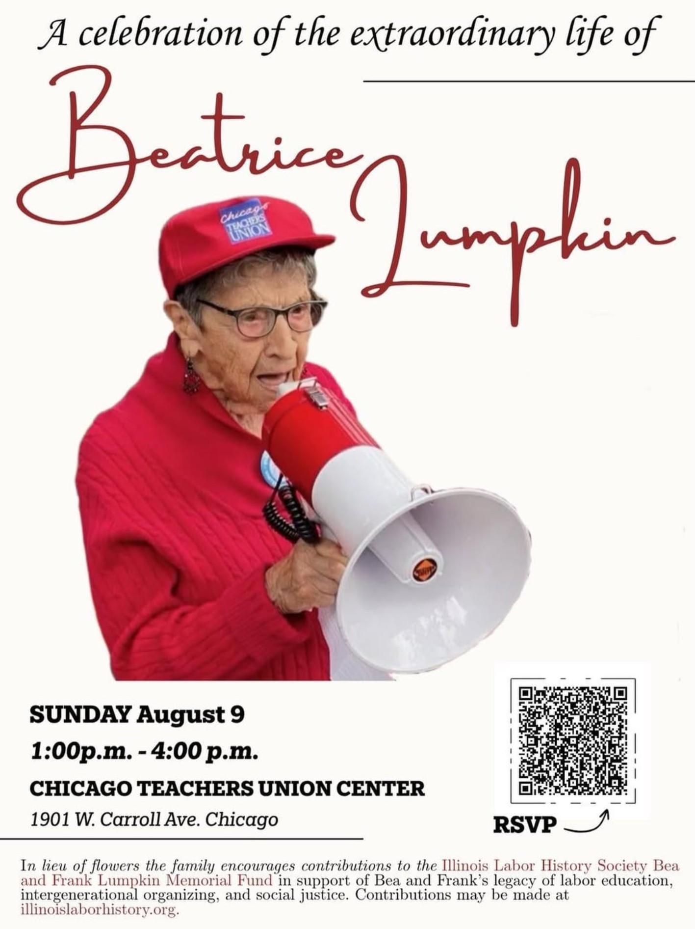 A Celebration of the Extraordinary Life of Beatrice Lumpkin