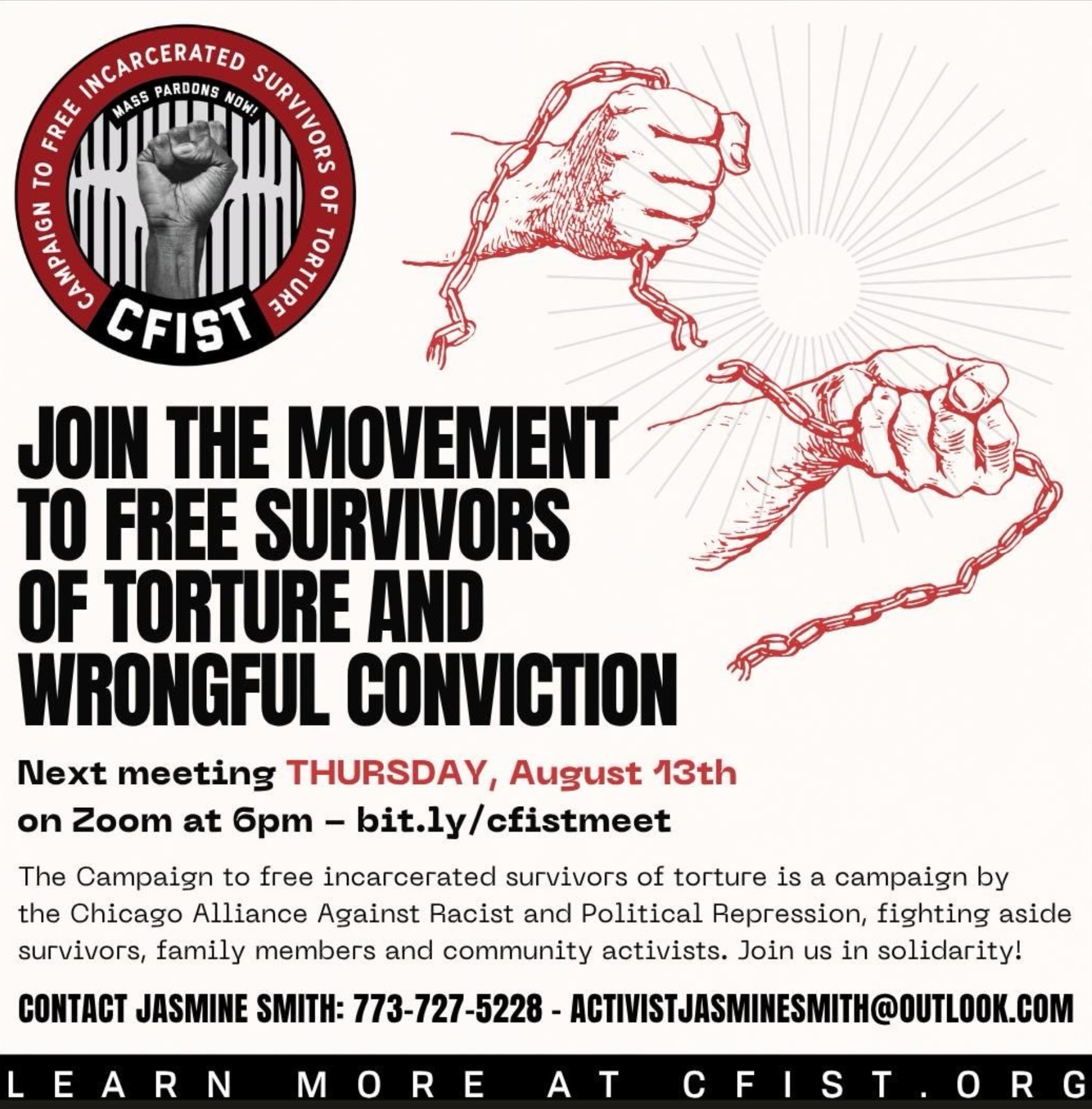 Join the Movement to Free Survivors of Torture & Wrongful Conviction