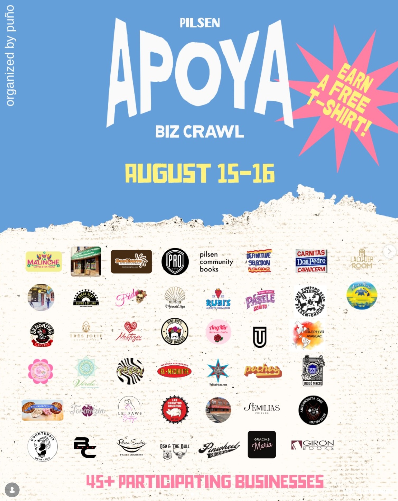 Pilsen Apoyo Biz Crawl