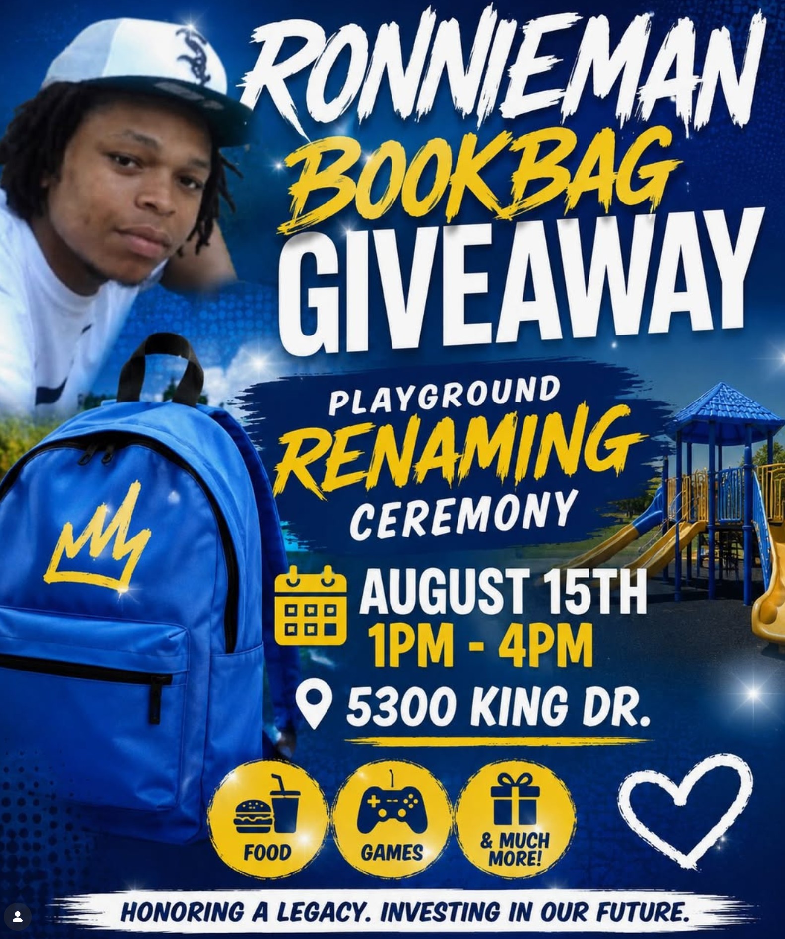 Ronnieman Book Bag Give-Away