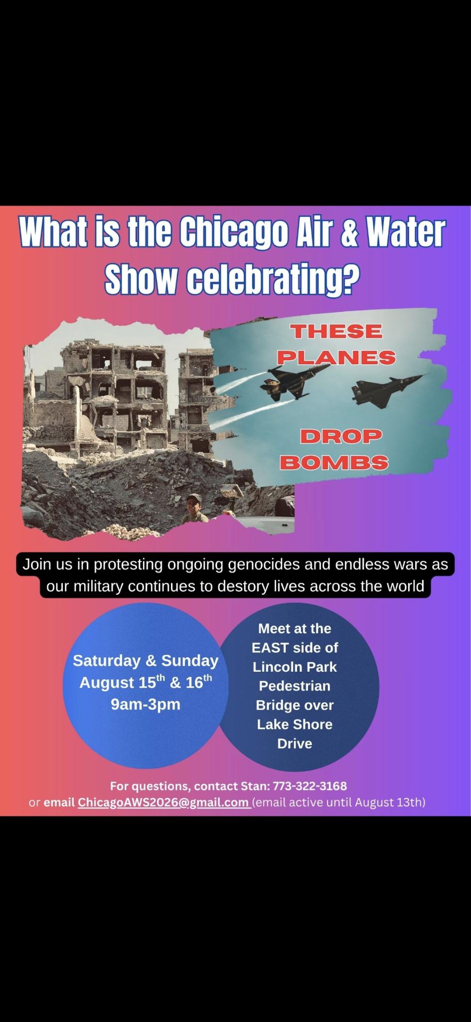 Air & Water Show Protest