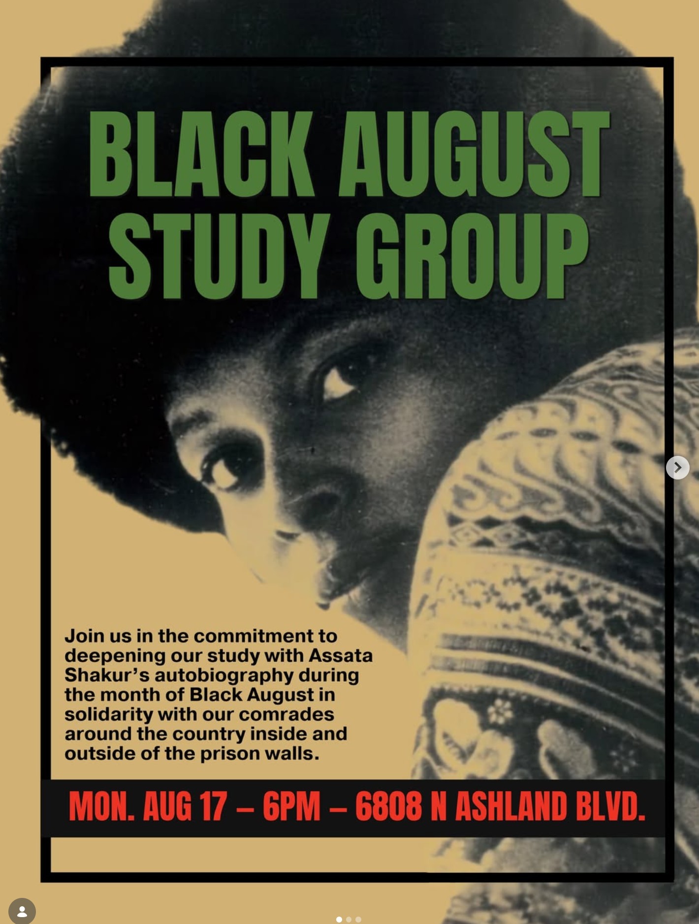 Black August Study Group: Assata Shakur's Autobiography
