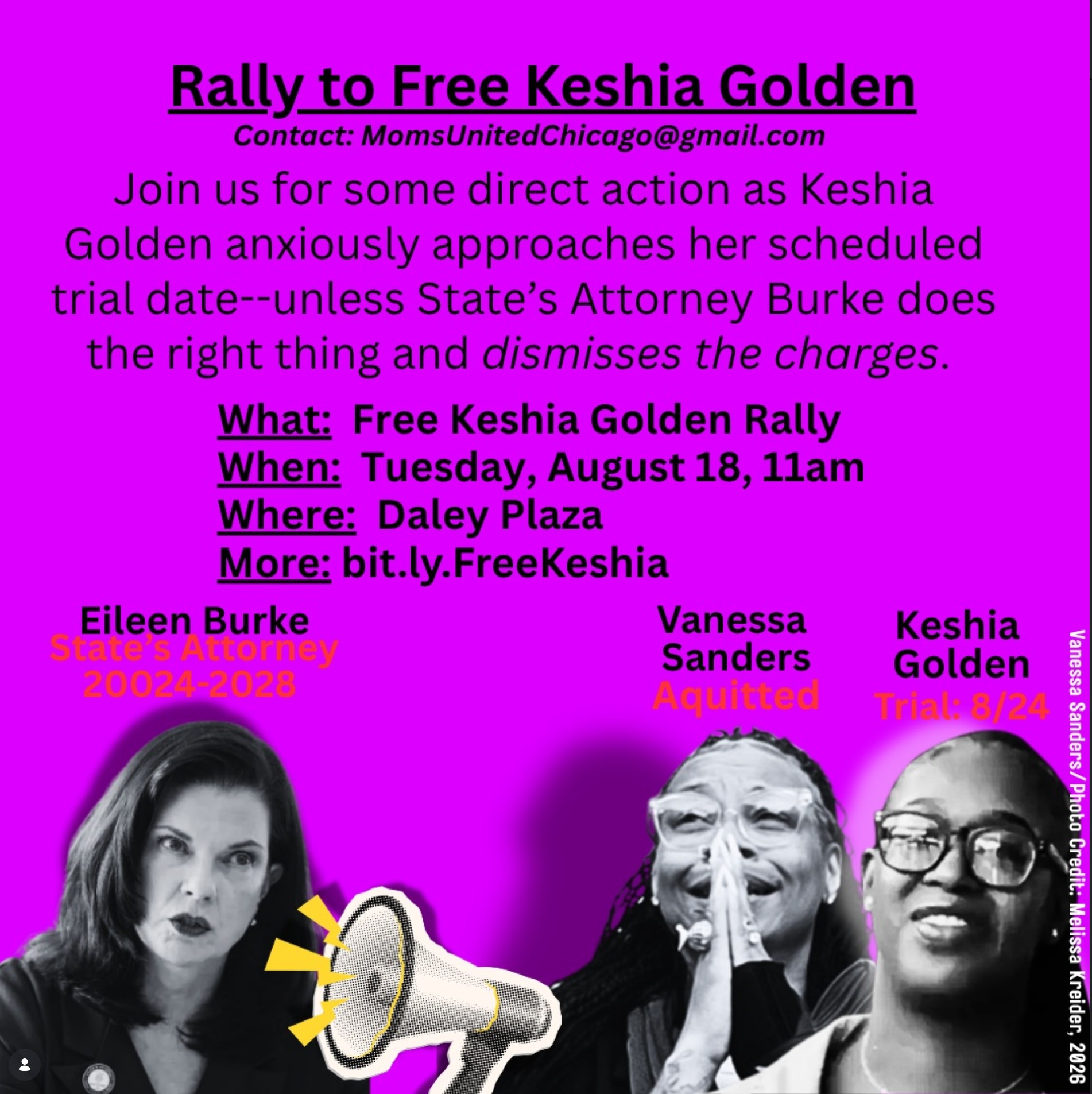 Rally to Free Keshia Golden!