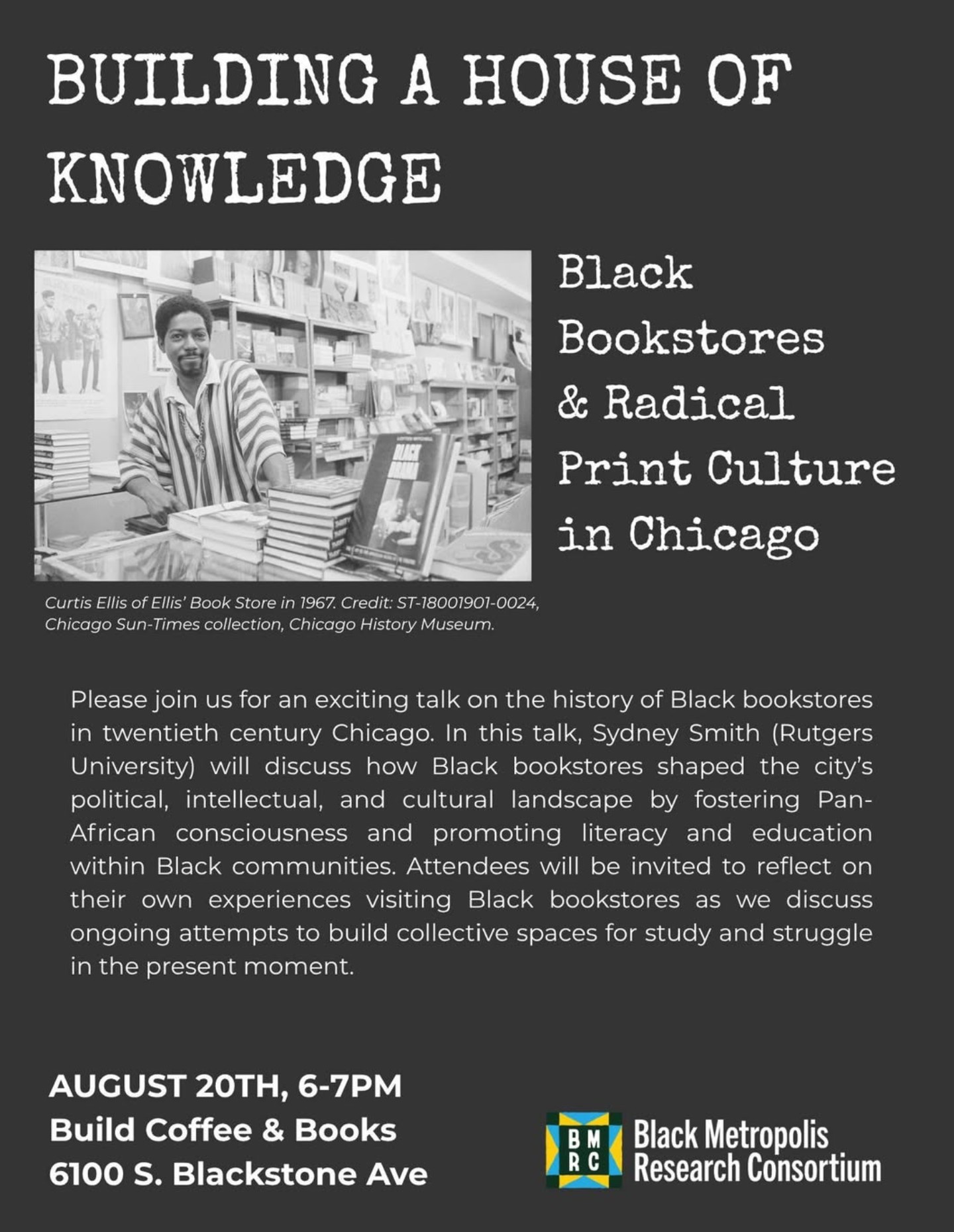 Building a House of Knowledge: Black Bookstores & Radical Print Culture in Chicago