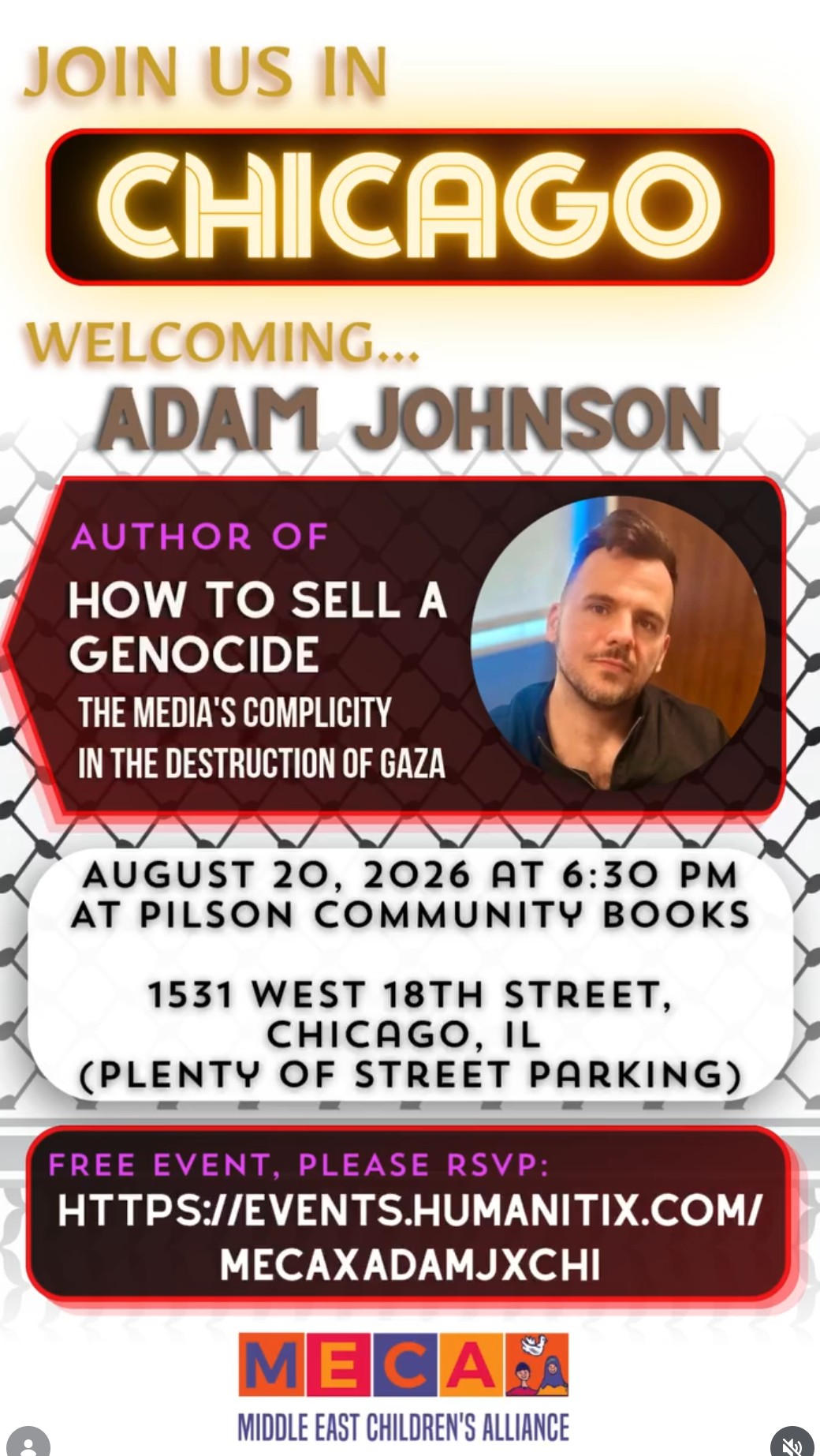 'How to Sell a Genocide' with Author Adam Johnson