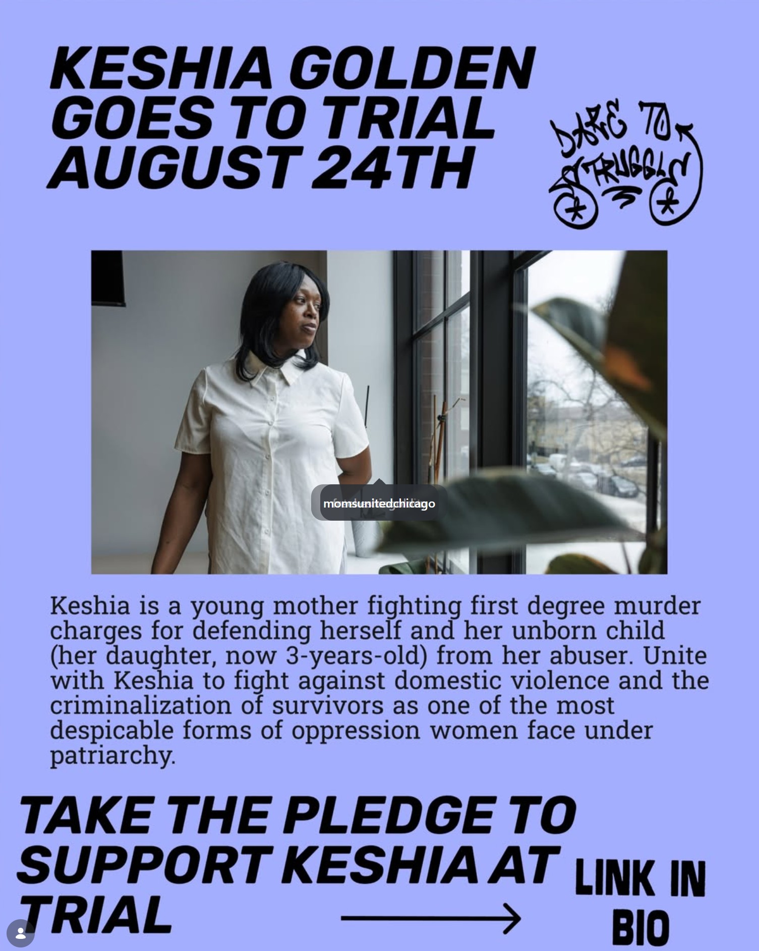 Keisha Golden Goes to Trial