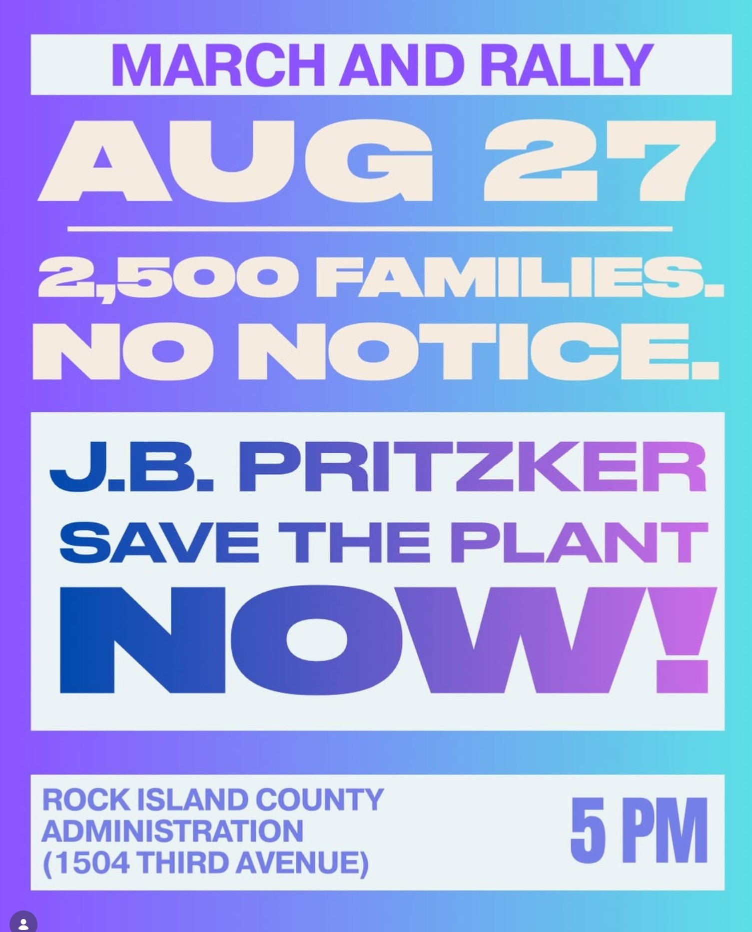 JB Pritzker, Save the Plant Now!