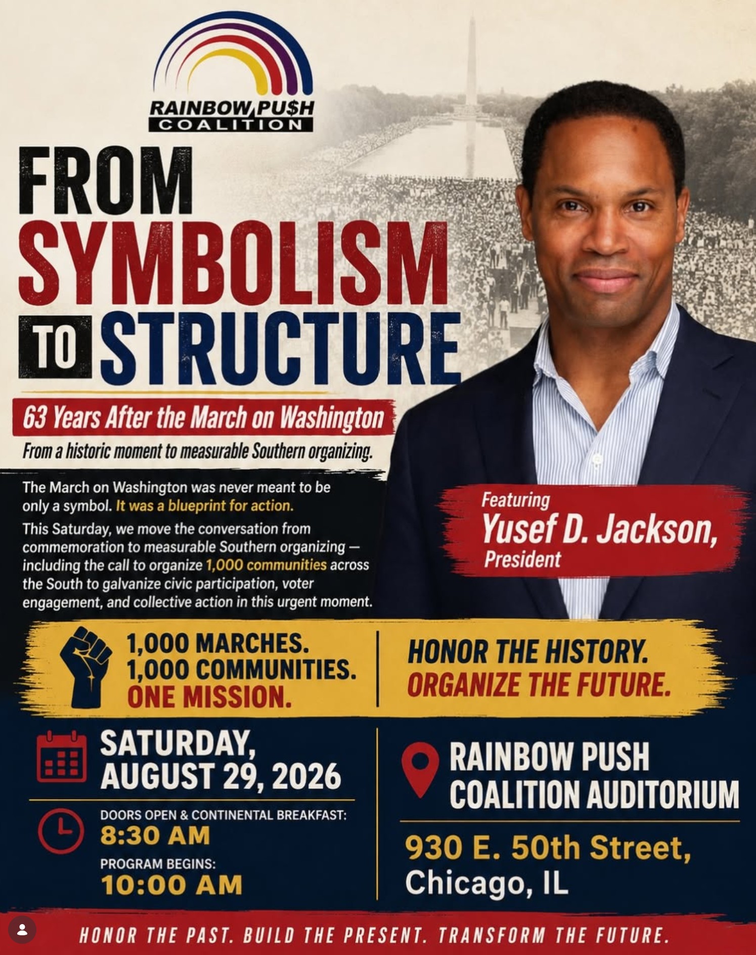 From Symbolism to Structure - 63 Years After the March on Washington