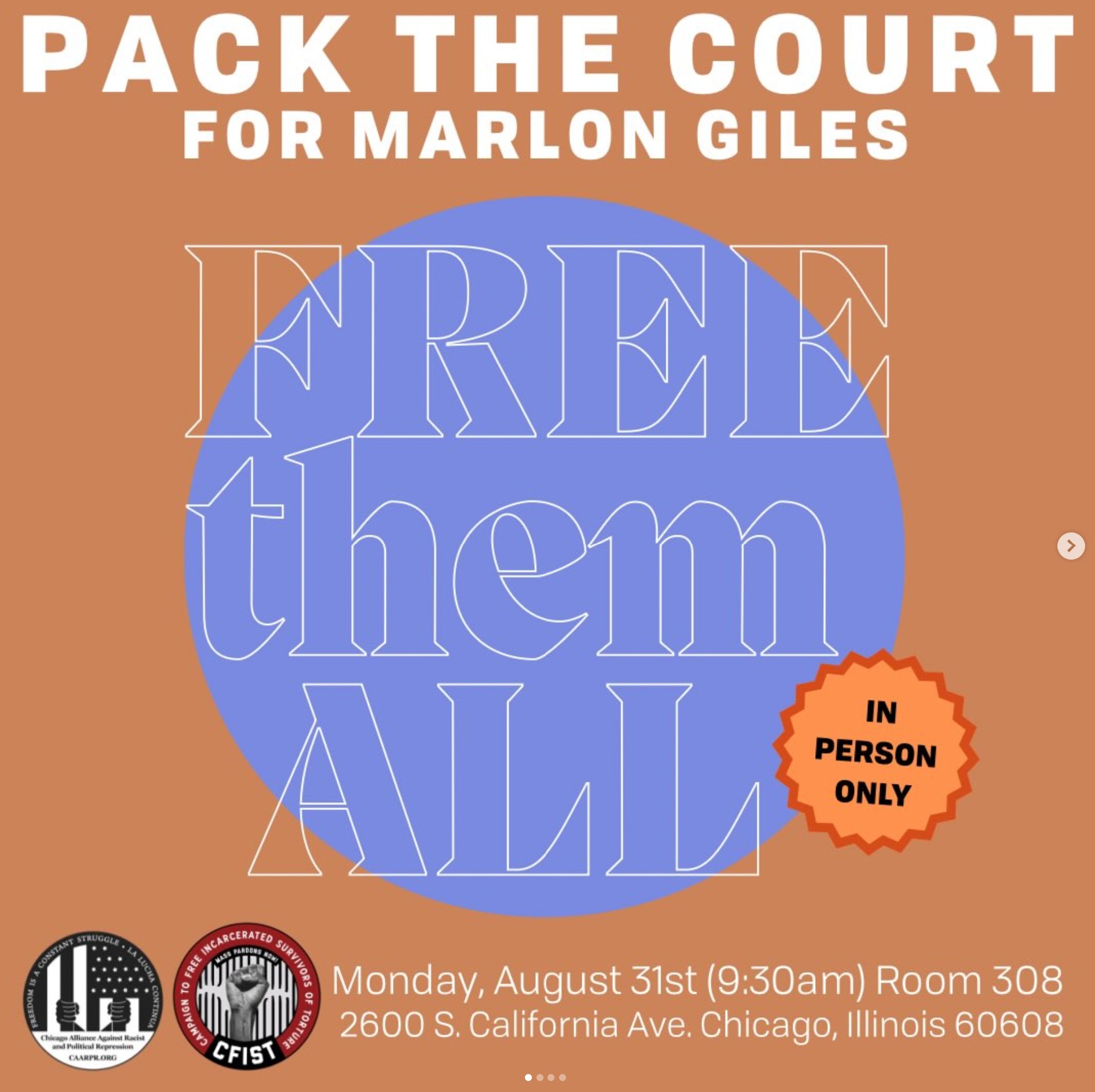 Pack the Court for Marlon Giles