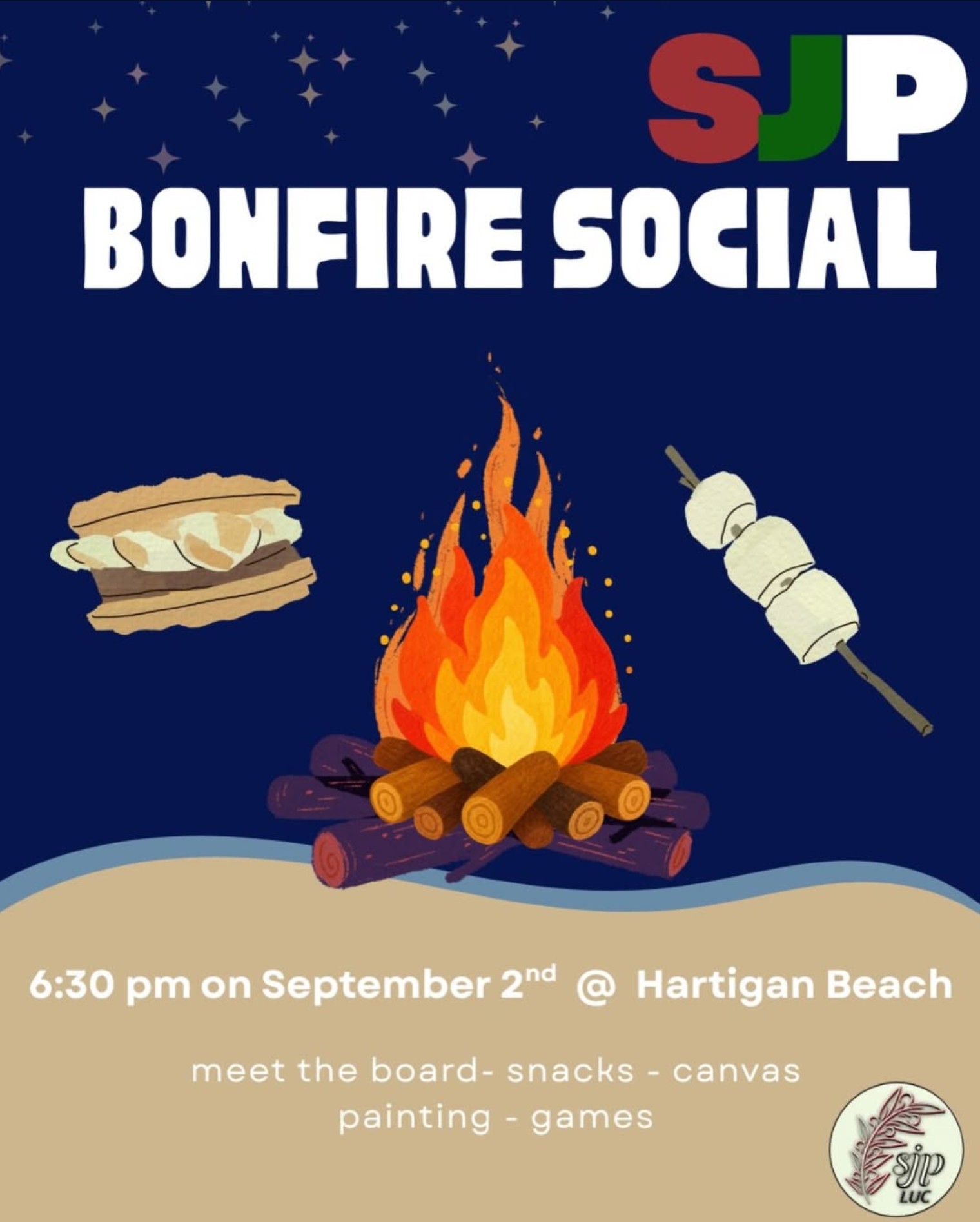 Students for Justice in Palestine Bonfire Social