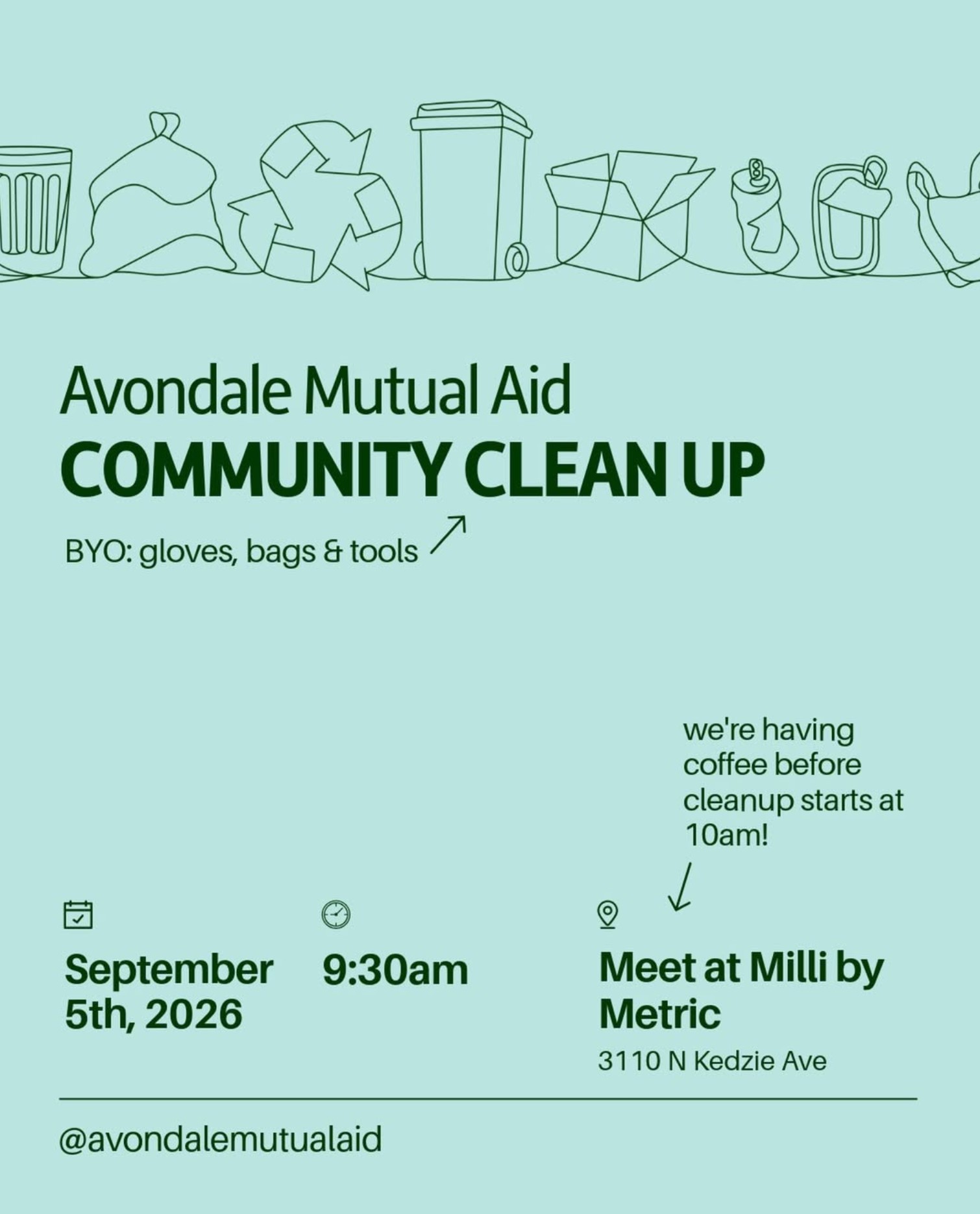 Avondale Mutual Aid Community Clean-Up