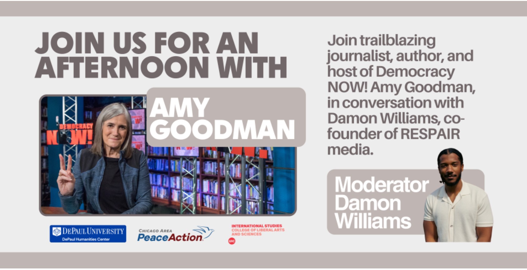 An Afternoon With Amy Goodman