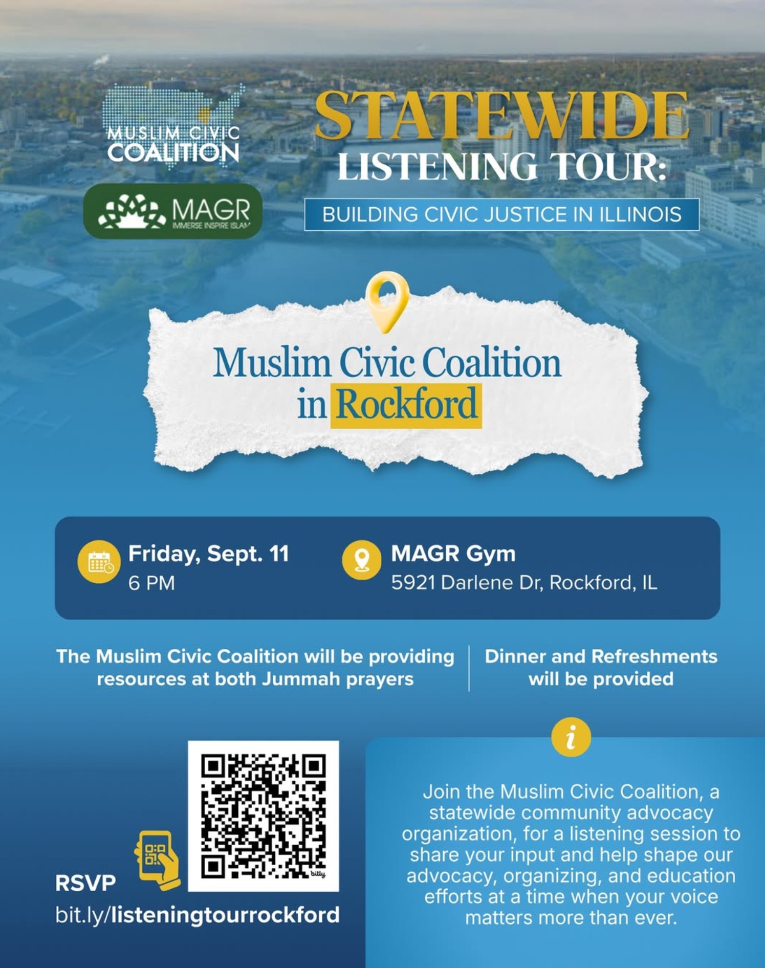 Statewide Listening Tour - Building Civic Justice in Illinois