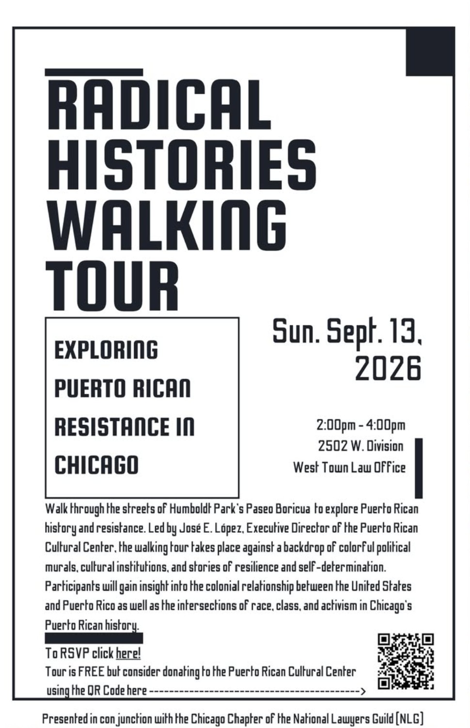 Radical Histories Walking Tour