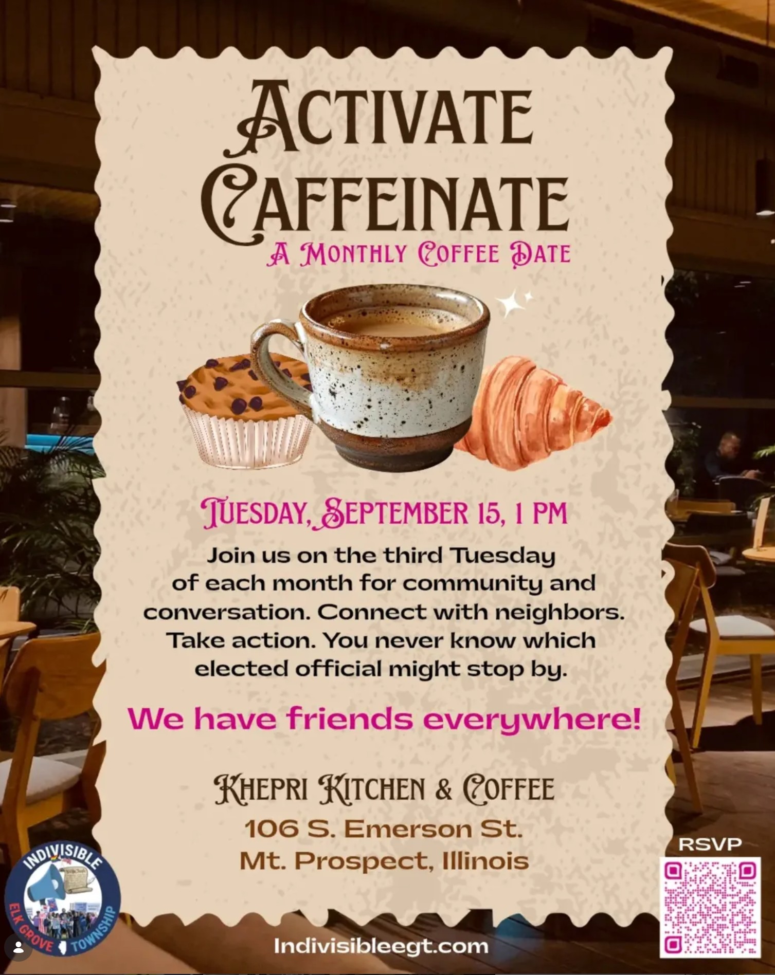 Activate Coffee Date With Indivisible