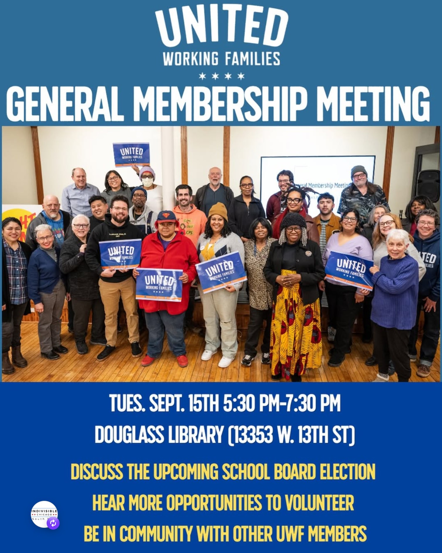 United Working Families General Membership Meeting