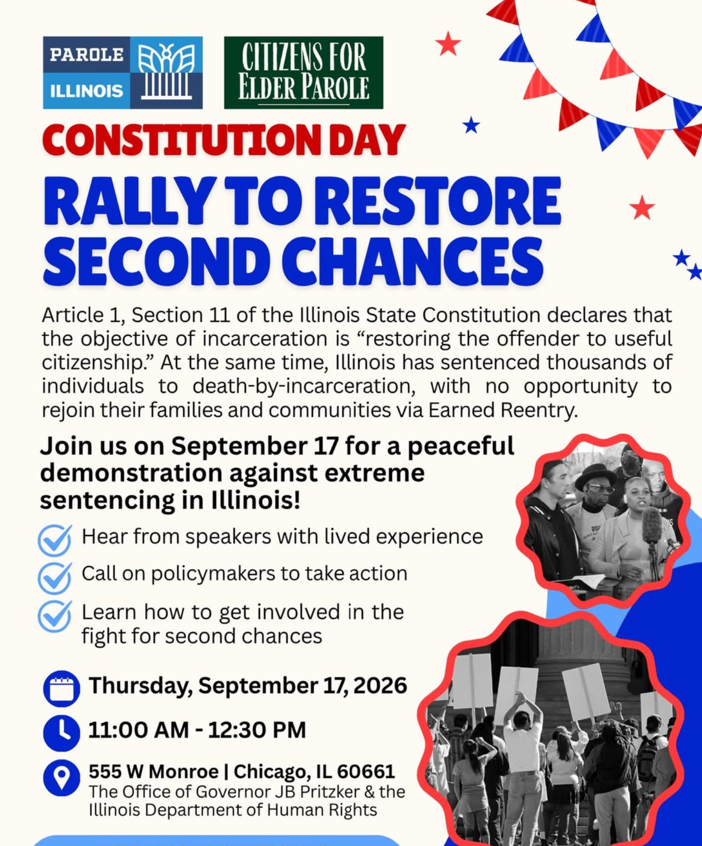 Constitution Day Rally to Restore Second Chances
