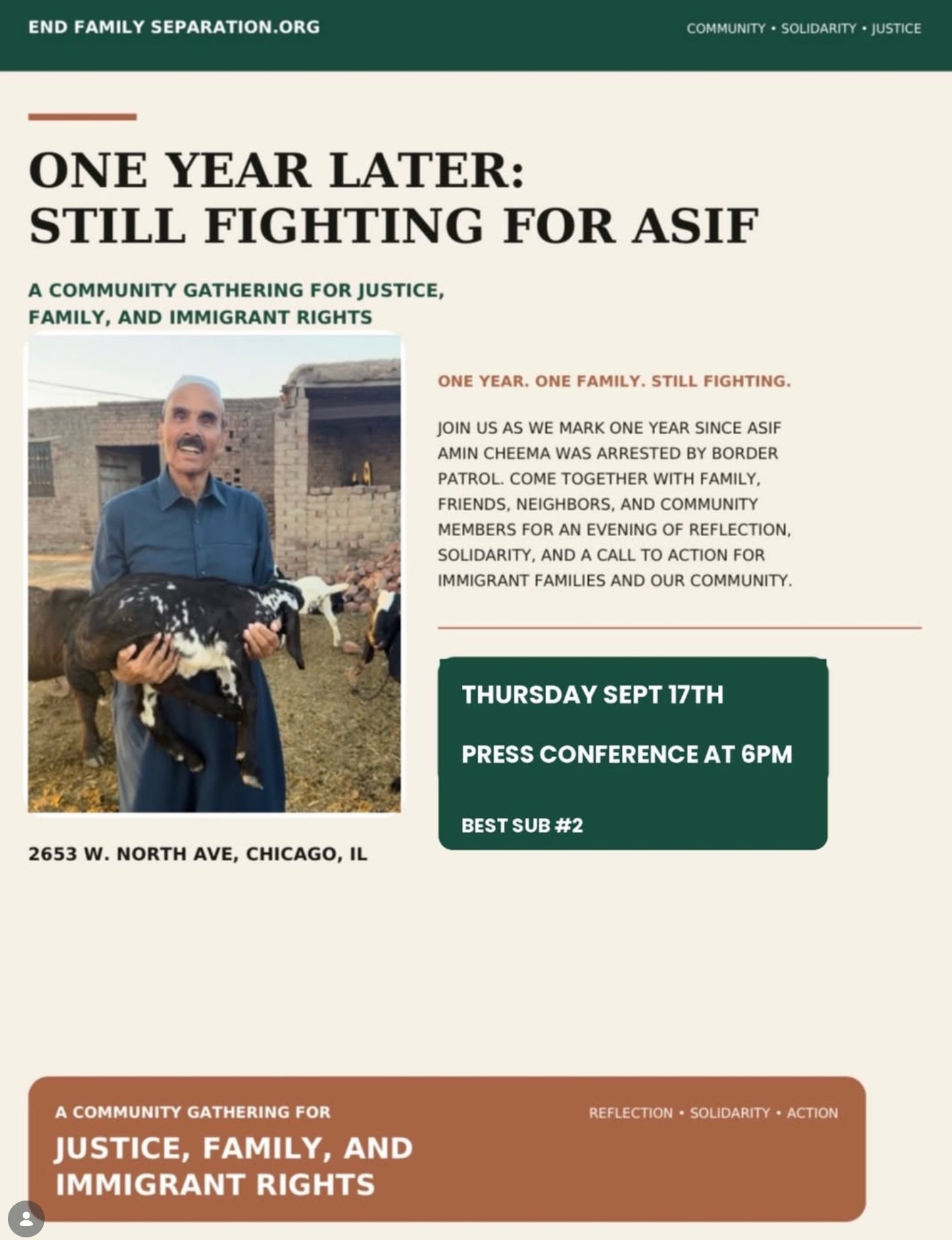 One Year Later - Still Fighting for Asif