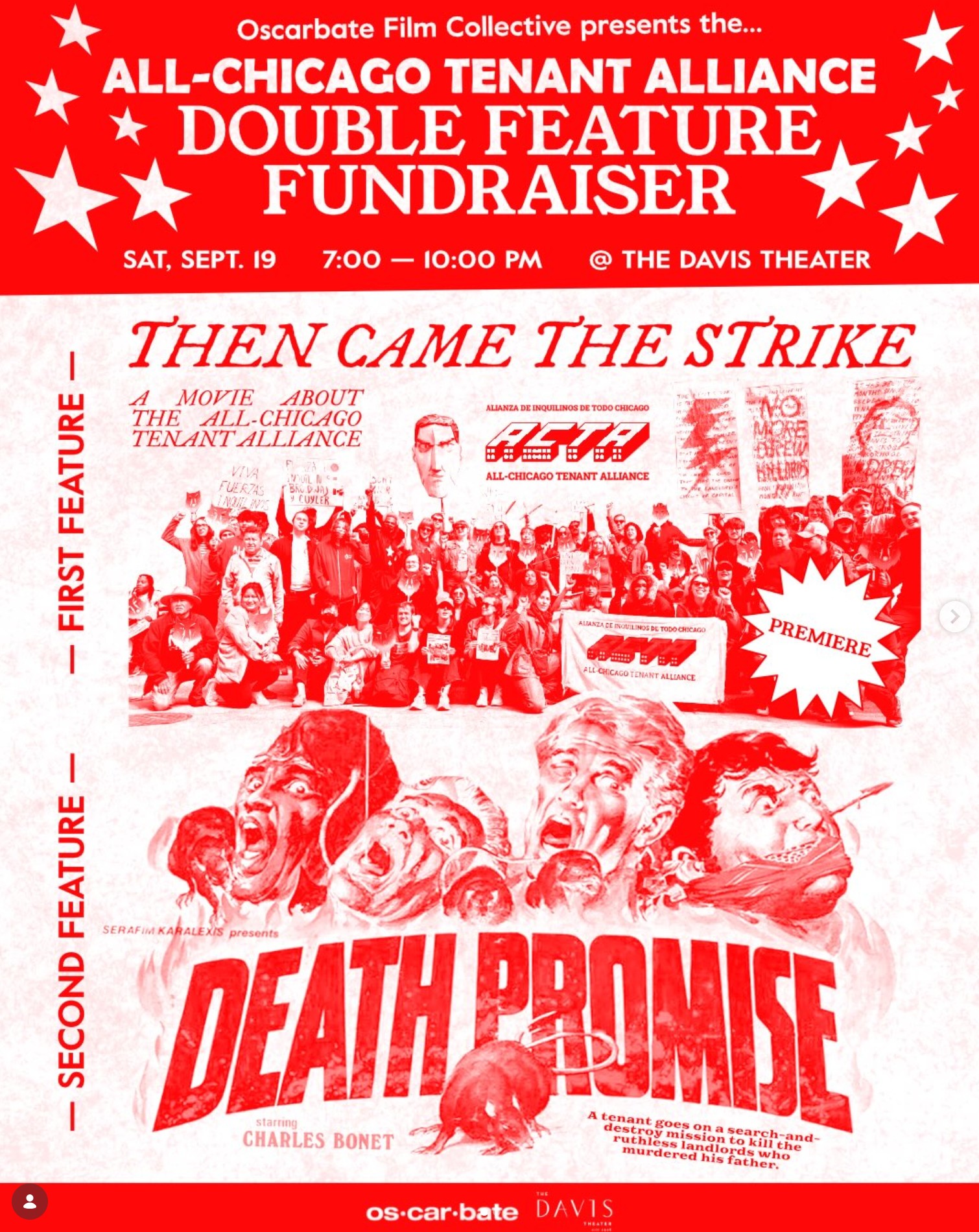 All Chicago Tenant Union Double Feature Fundraiser