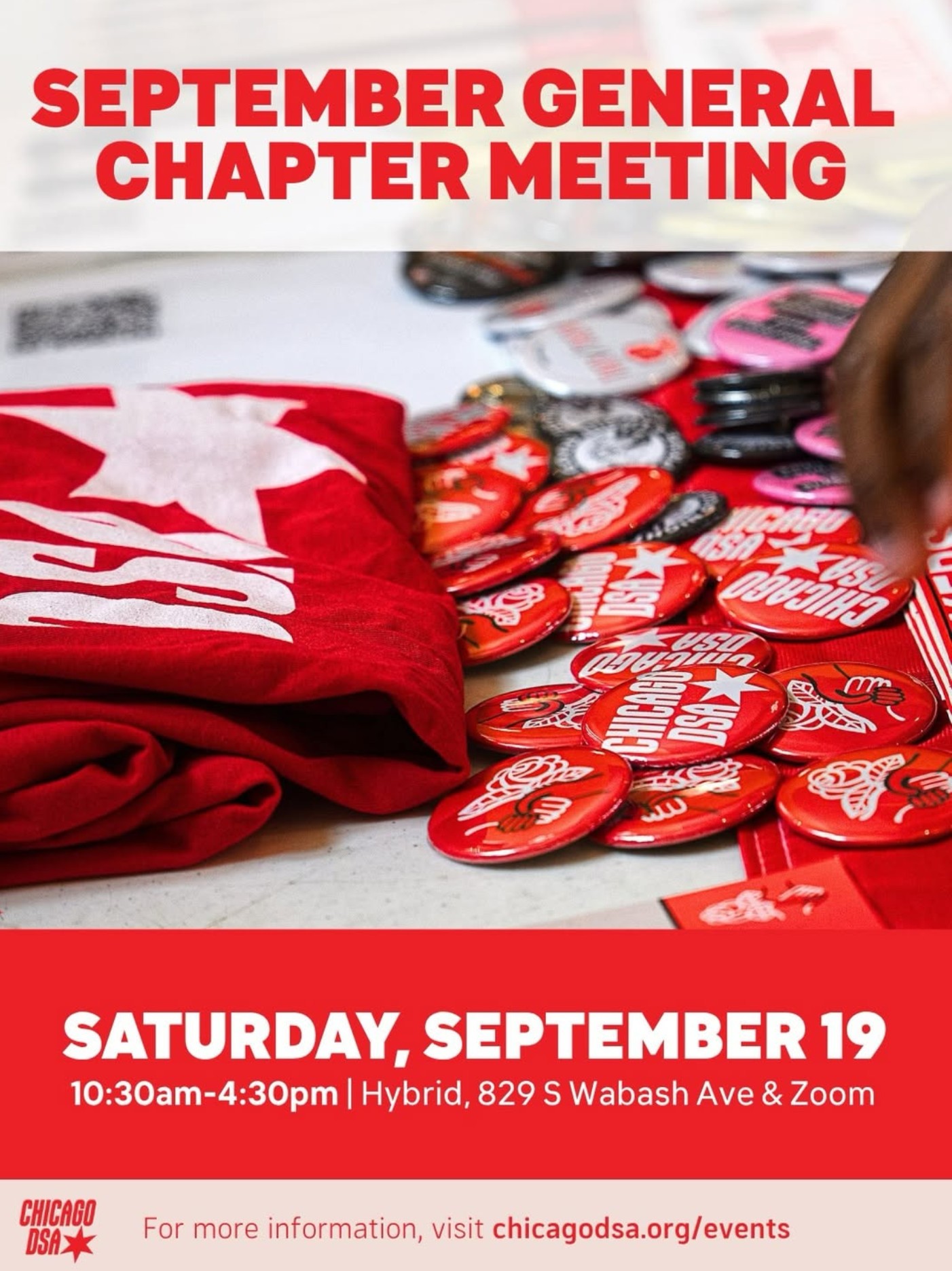 Chicago DSA General Chapter Meeting