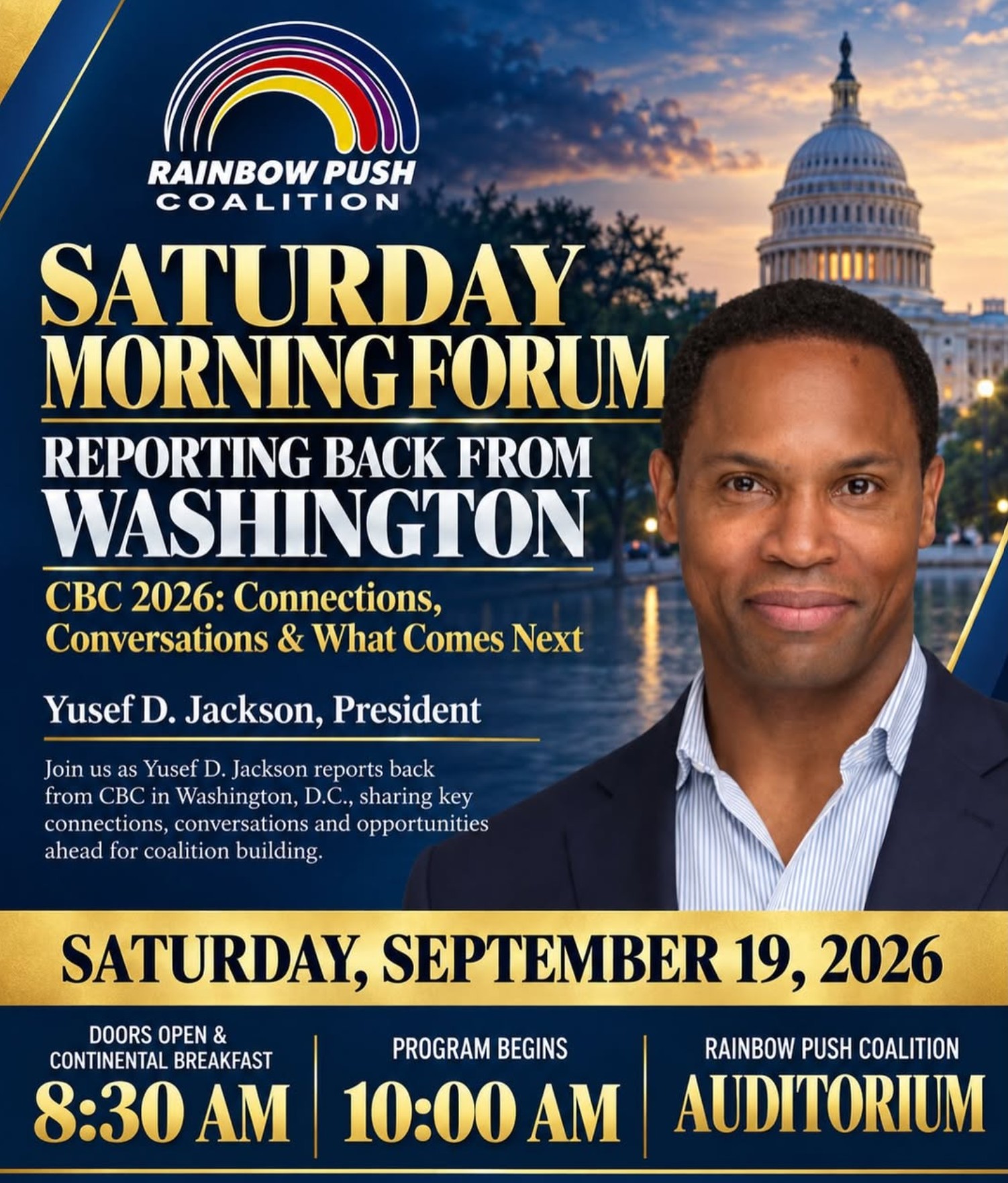 Rainbow PUSH Reporting Back From Washington