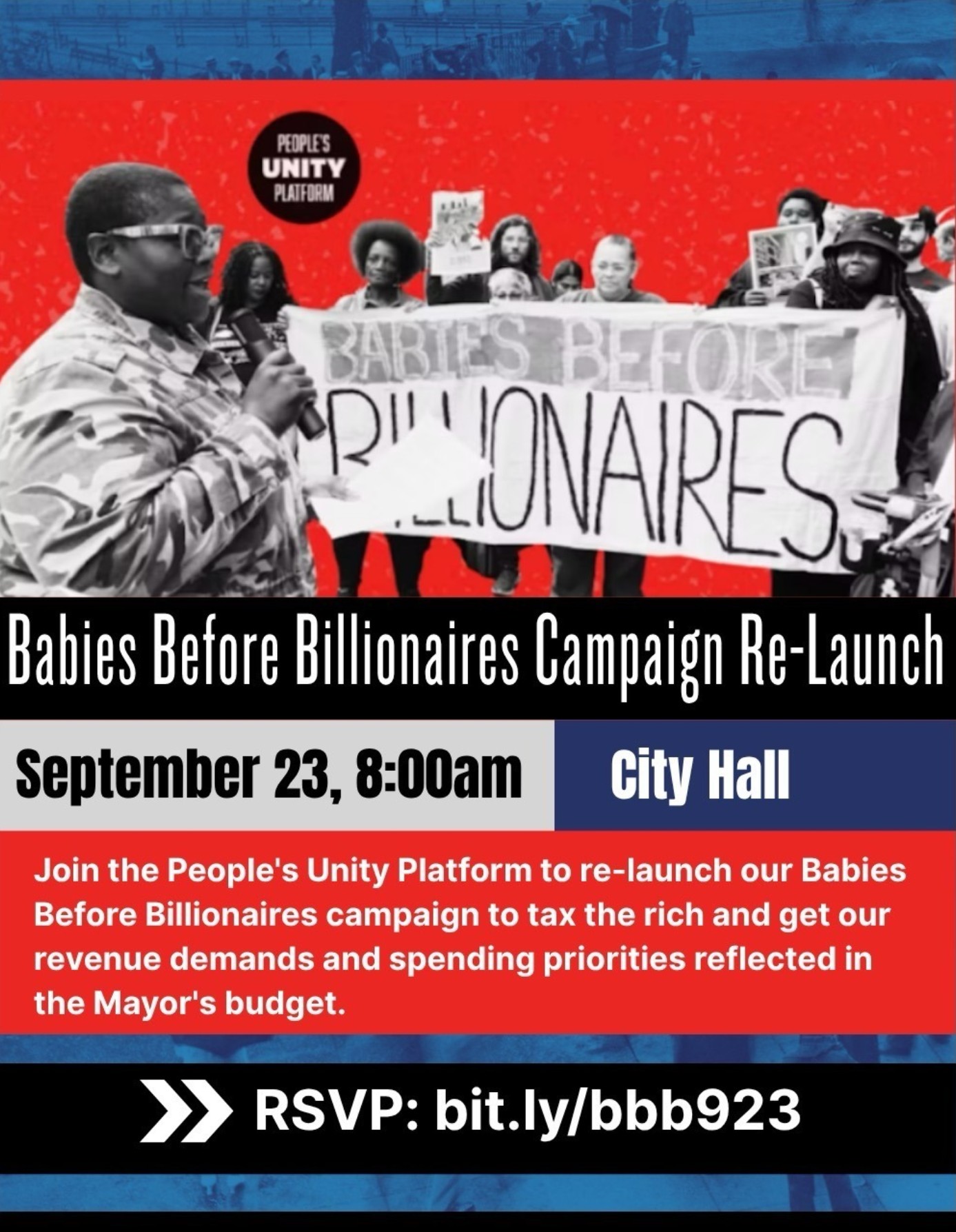 Babies Before Billionaires Campaign Re-Launch