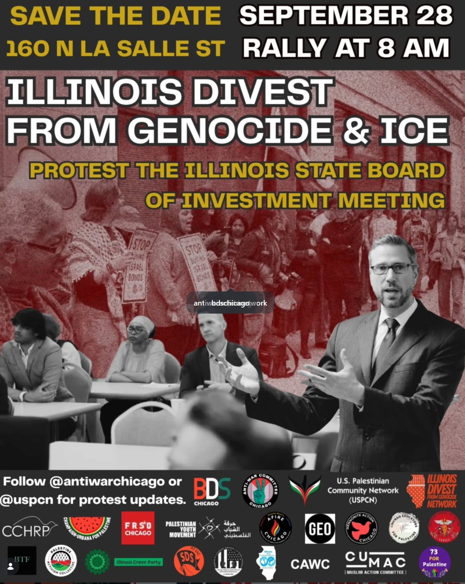 Illinois Divest From Genocide & ICE!