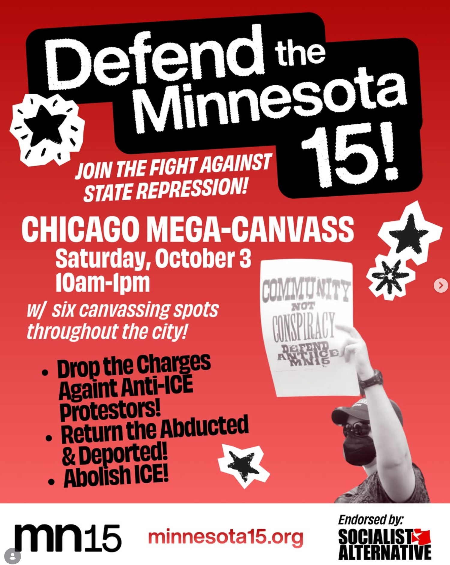Canvassing to Defend the Minnesota 15