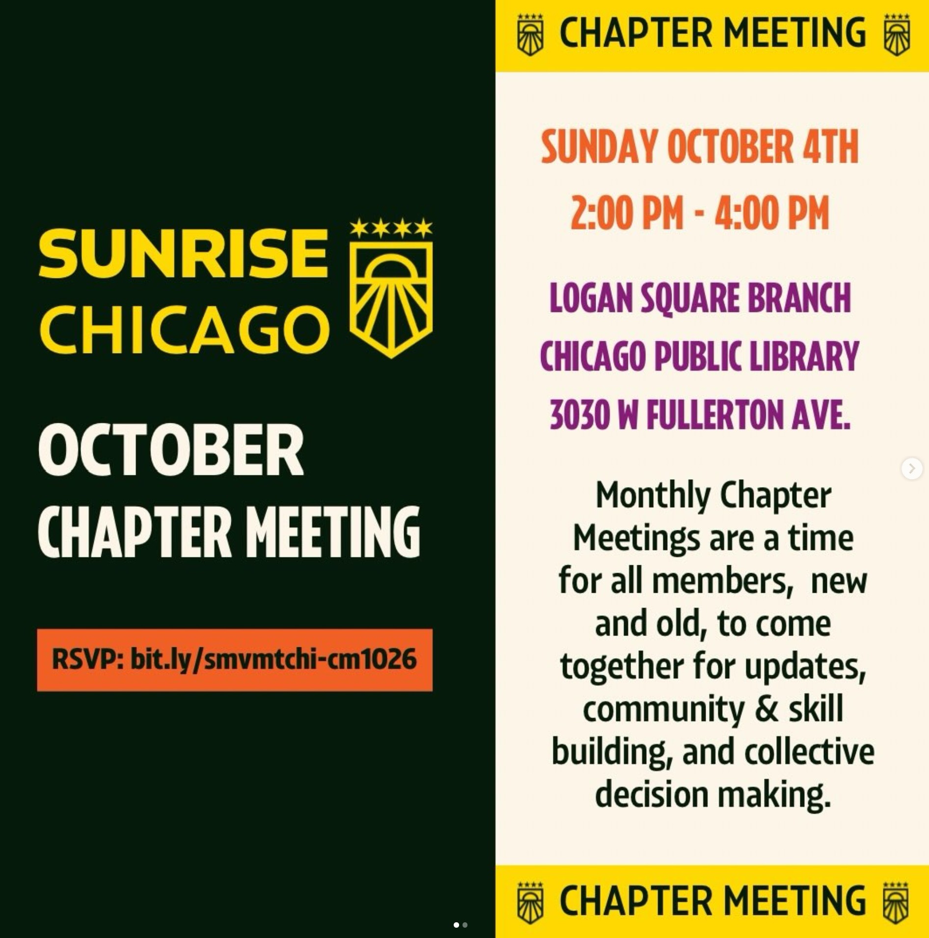 Sunrise Chicago October Chapter Meeting