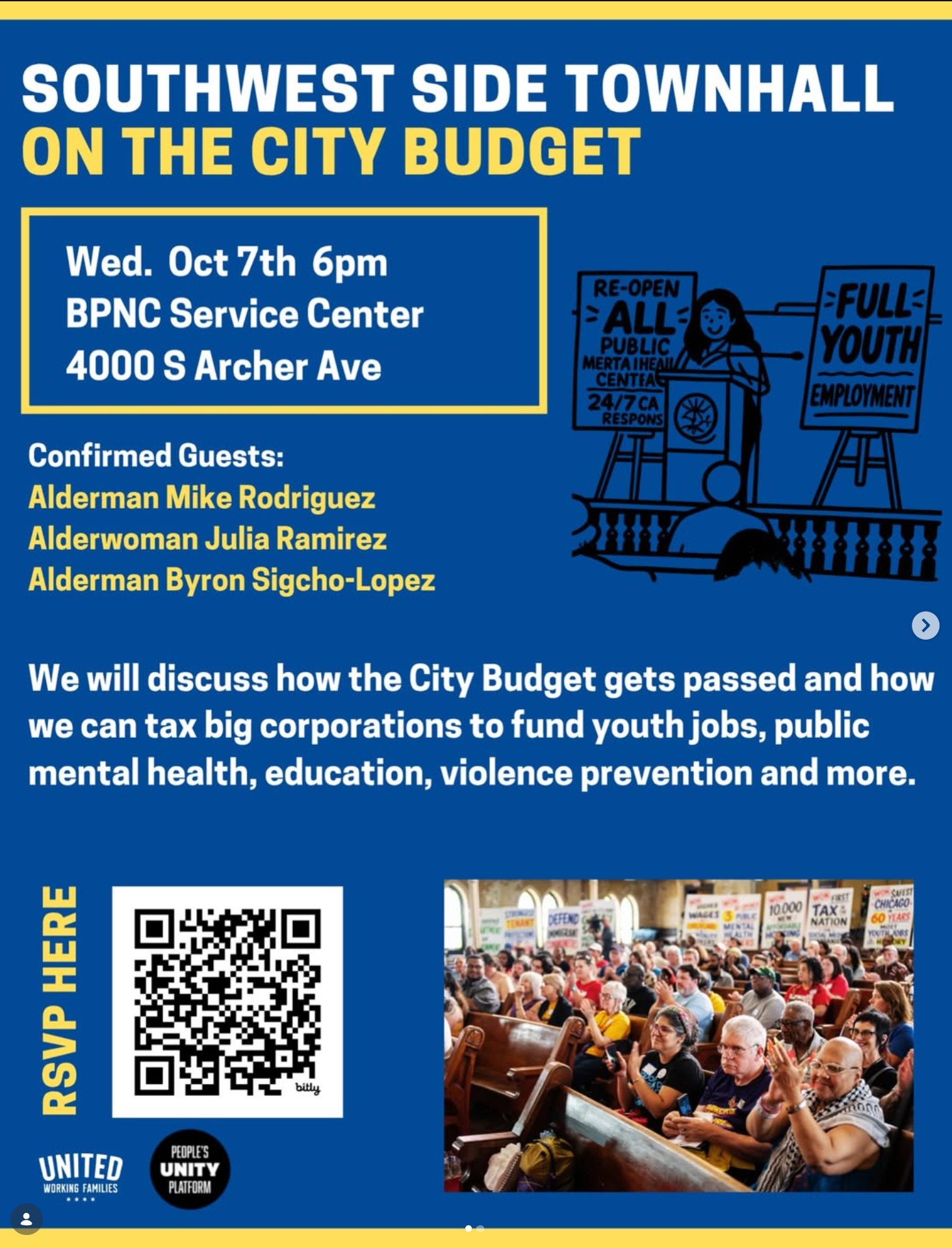 Southwest Side Town Hall on the City Budget