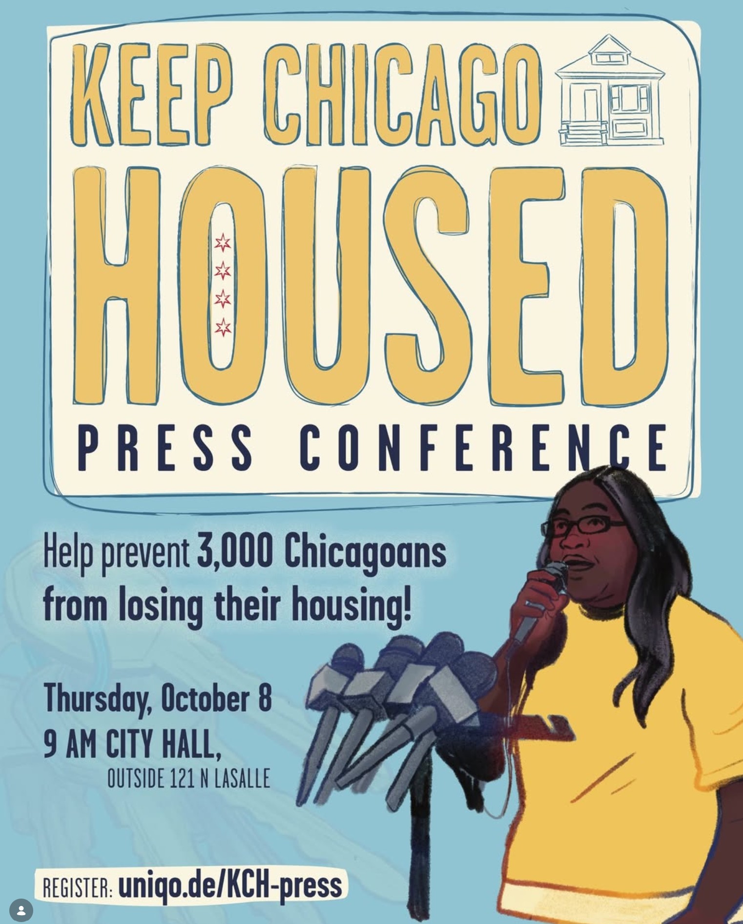 Keep Chicago Housed Press Conference