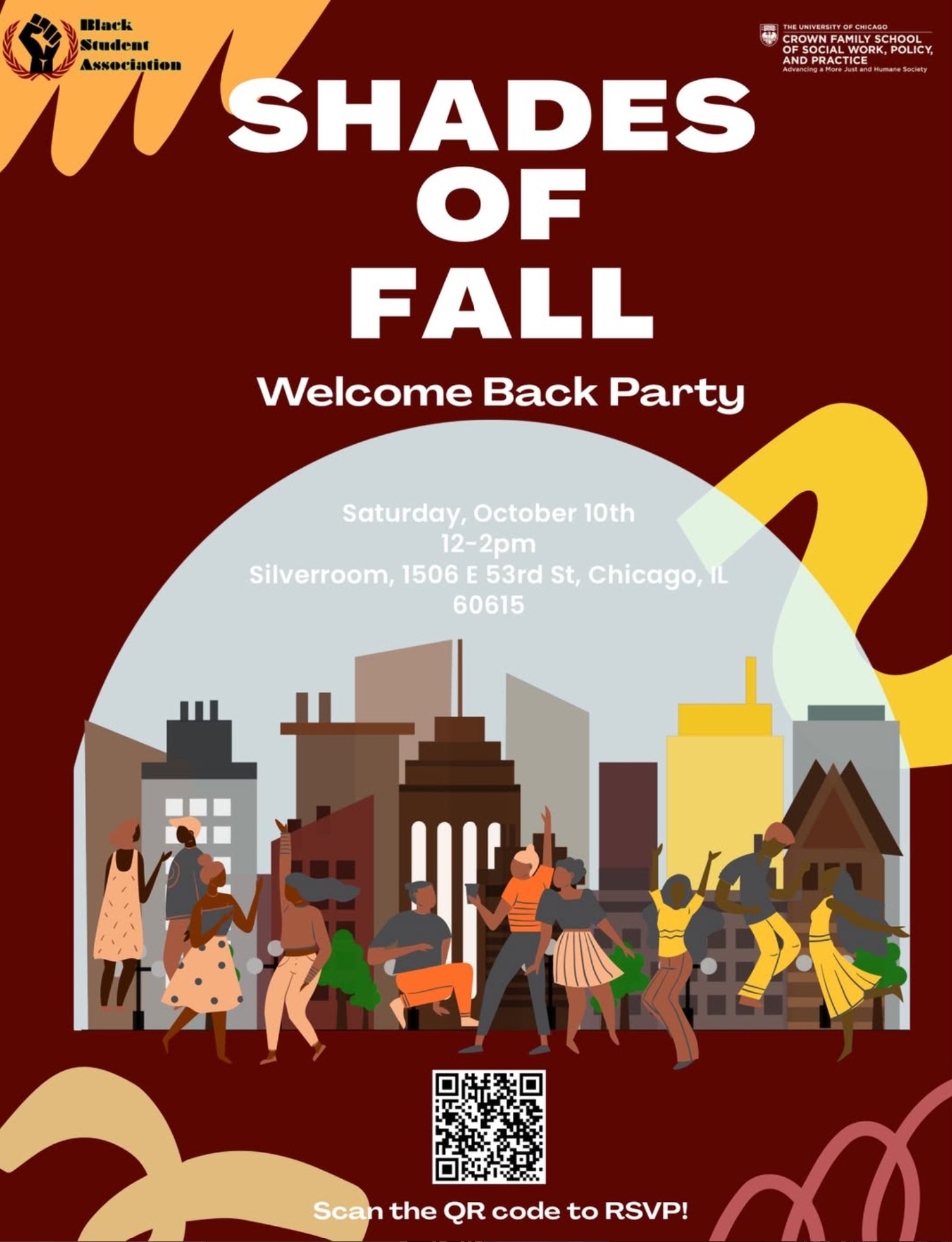 Black Student Association Shades of Fall Welcome Back Party