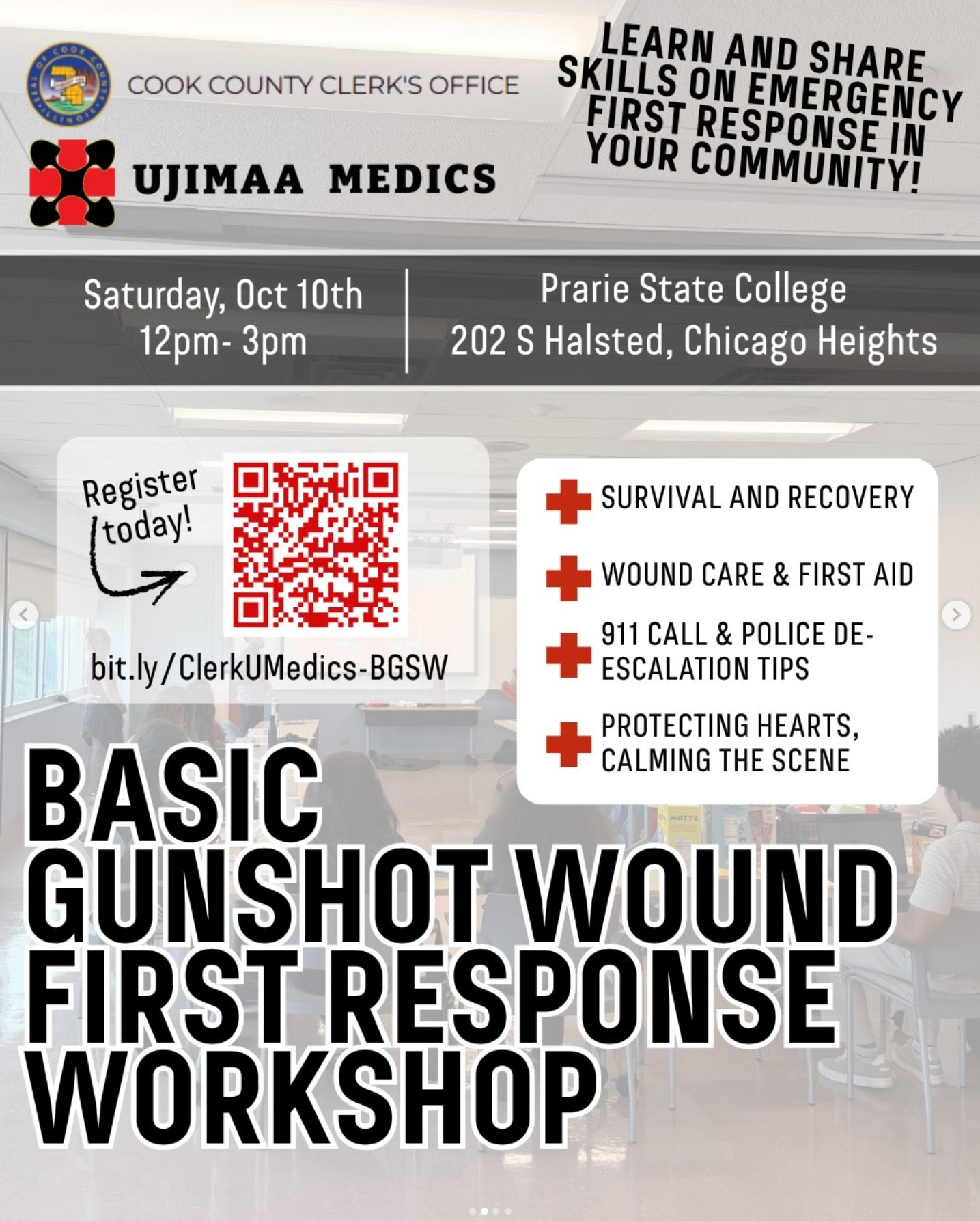Ujimaa Medics Basic Gunshot Wound First Response Workshop