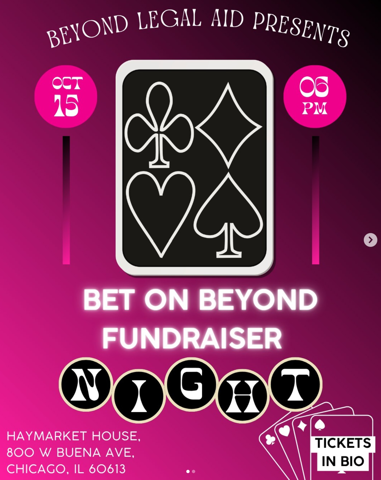 Beyond Legal Aid 'Bet on Beyond' Fundraiser