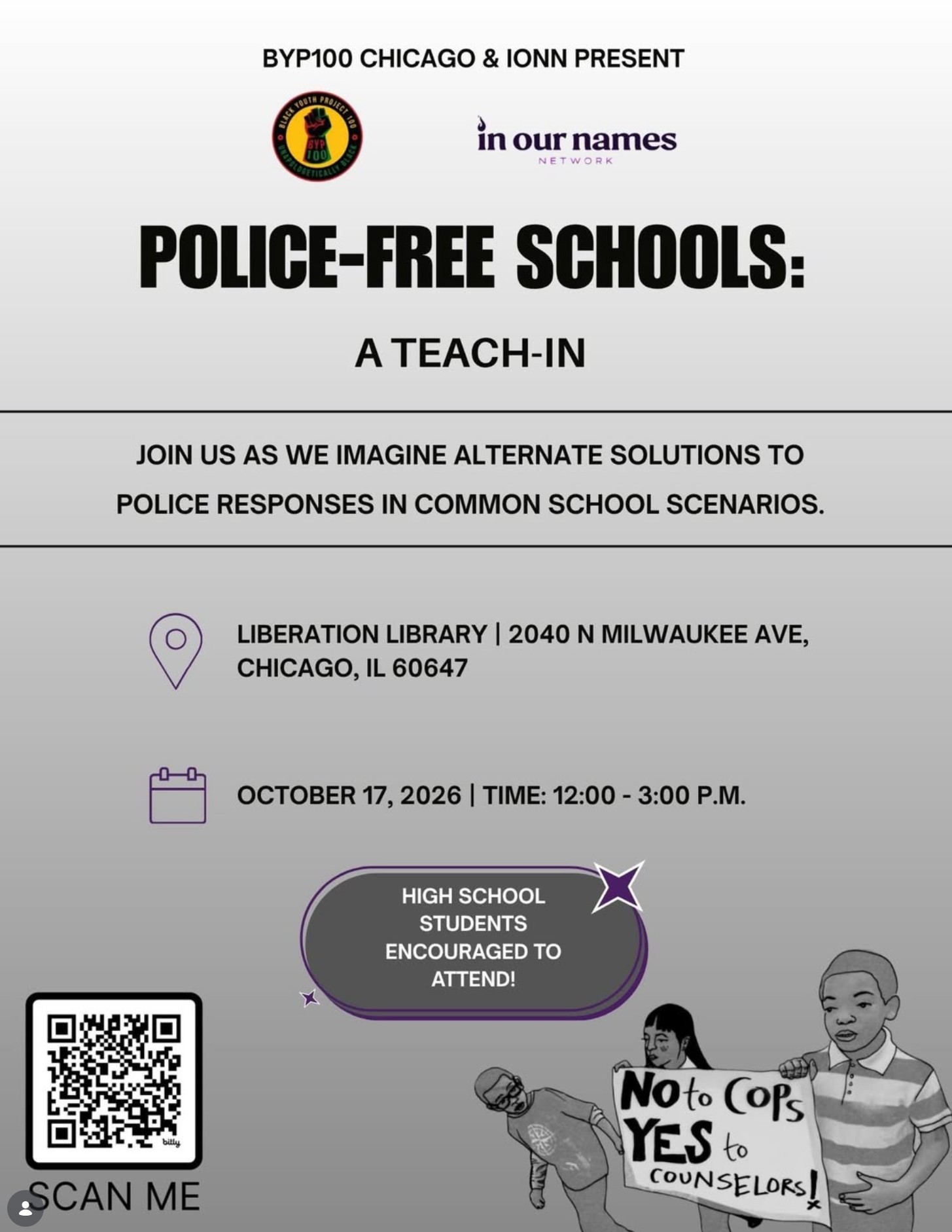 Police-Free Schools Teach-in