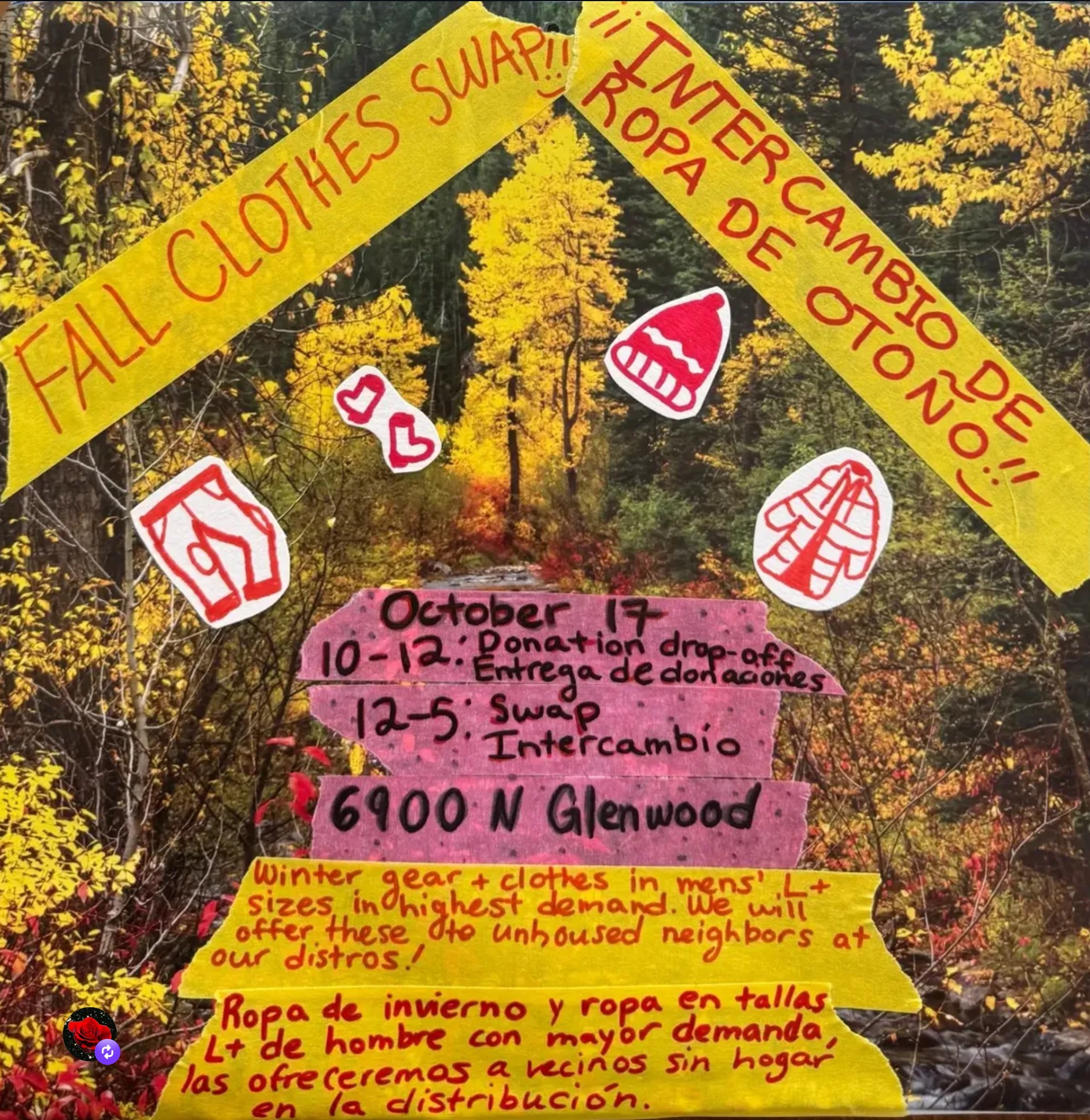 Rogers Park Food Not Bombs Clothing Swap
