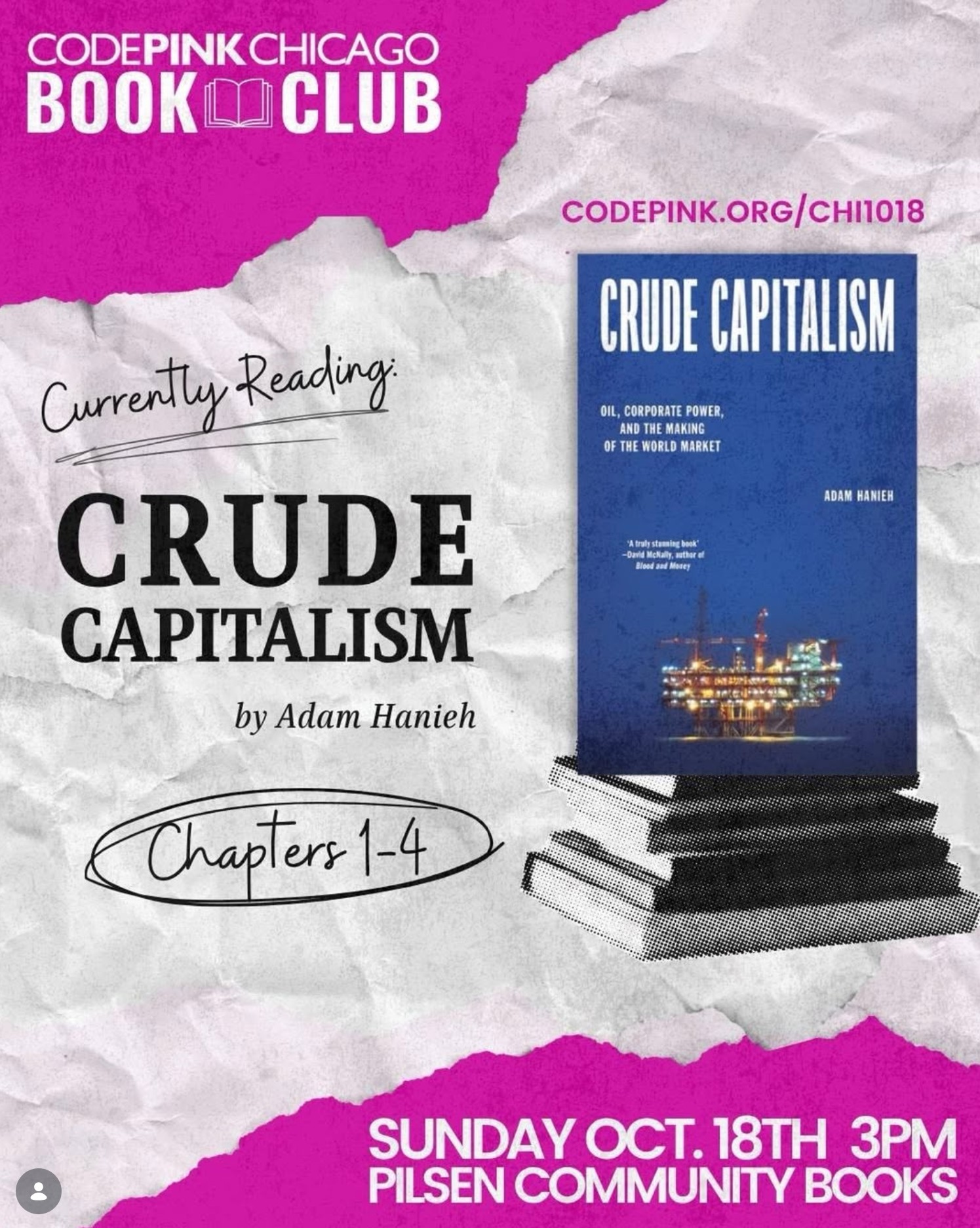 CodePink Chicago Reading Group - Crude Capitalism