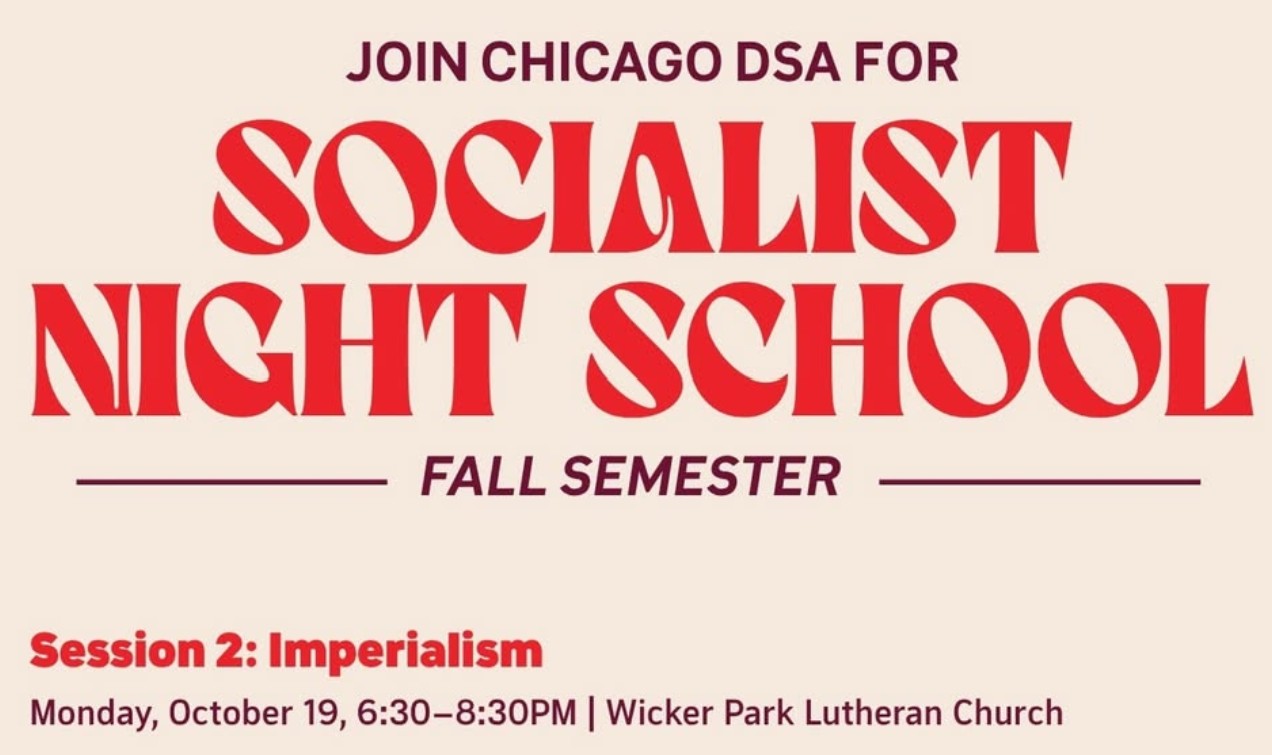 CDSA Socialist Night School - 'Imperialism'
