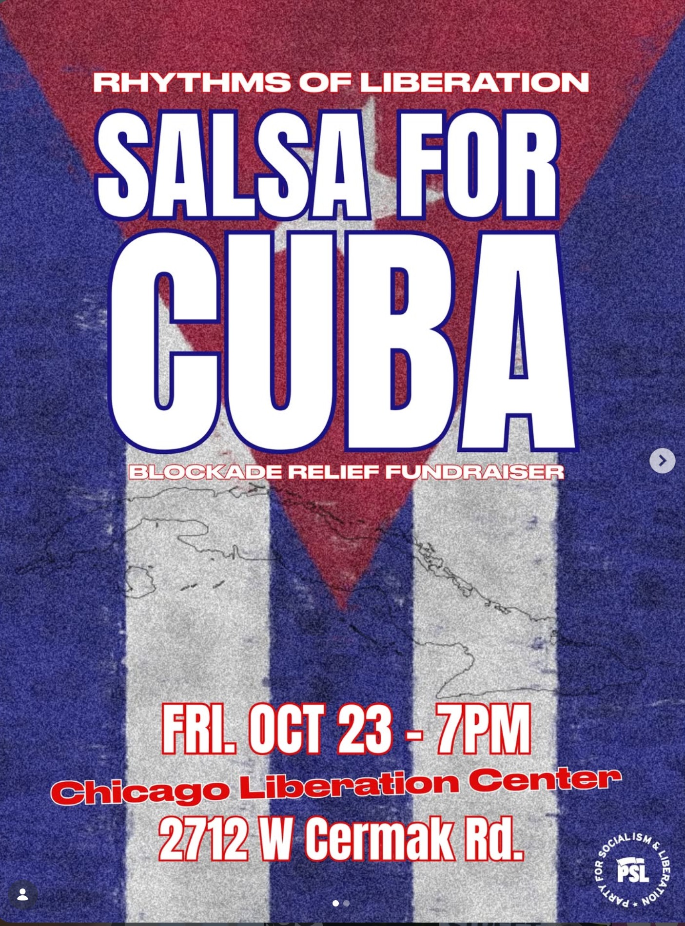Salsa for Liberation - Blockade Relief Fundraiser