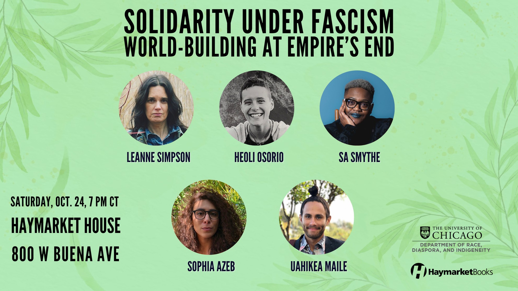 Solidarity Under Fascism, World-Building at Empire’s End