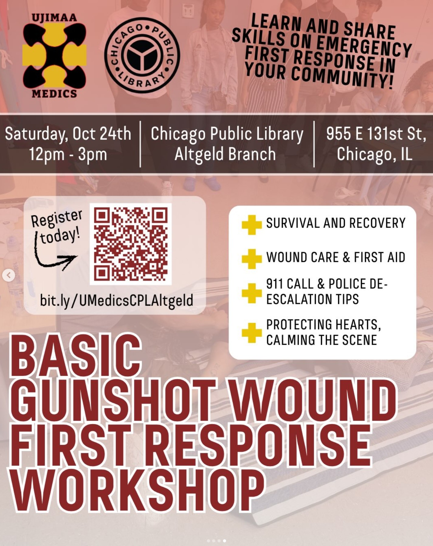 Ujimaa Medics Basic Gunshot Wound First Response Workshop