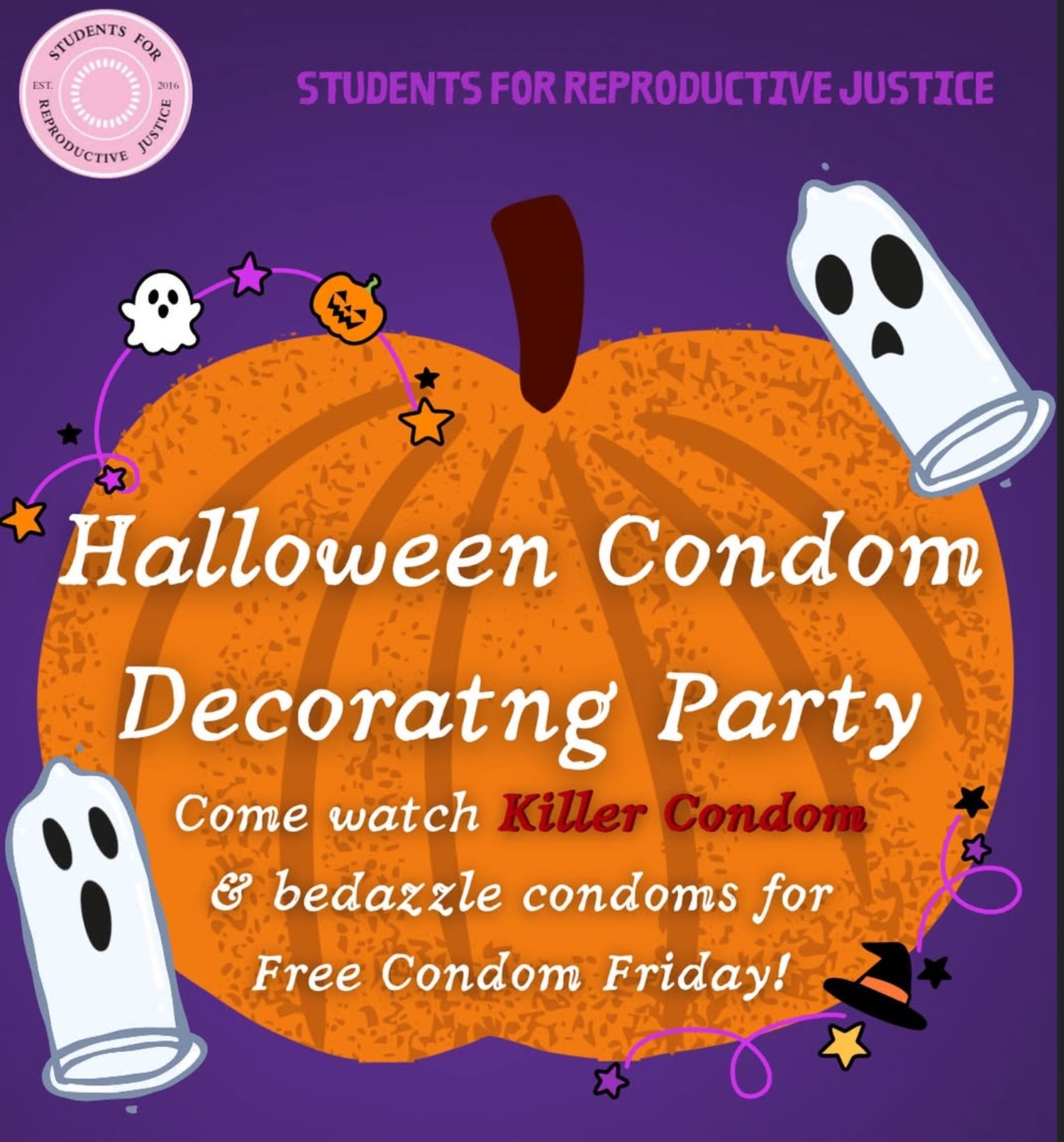 Students For Reproductive Justice 'Killer Condum' Event