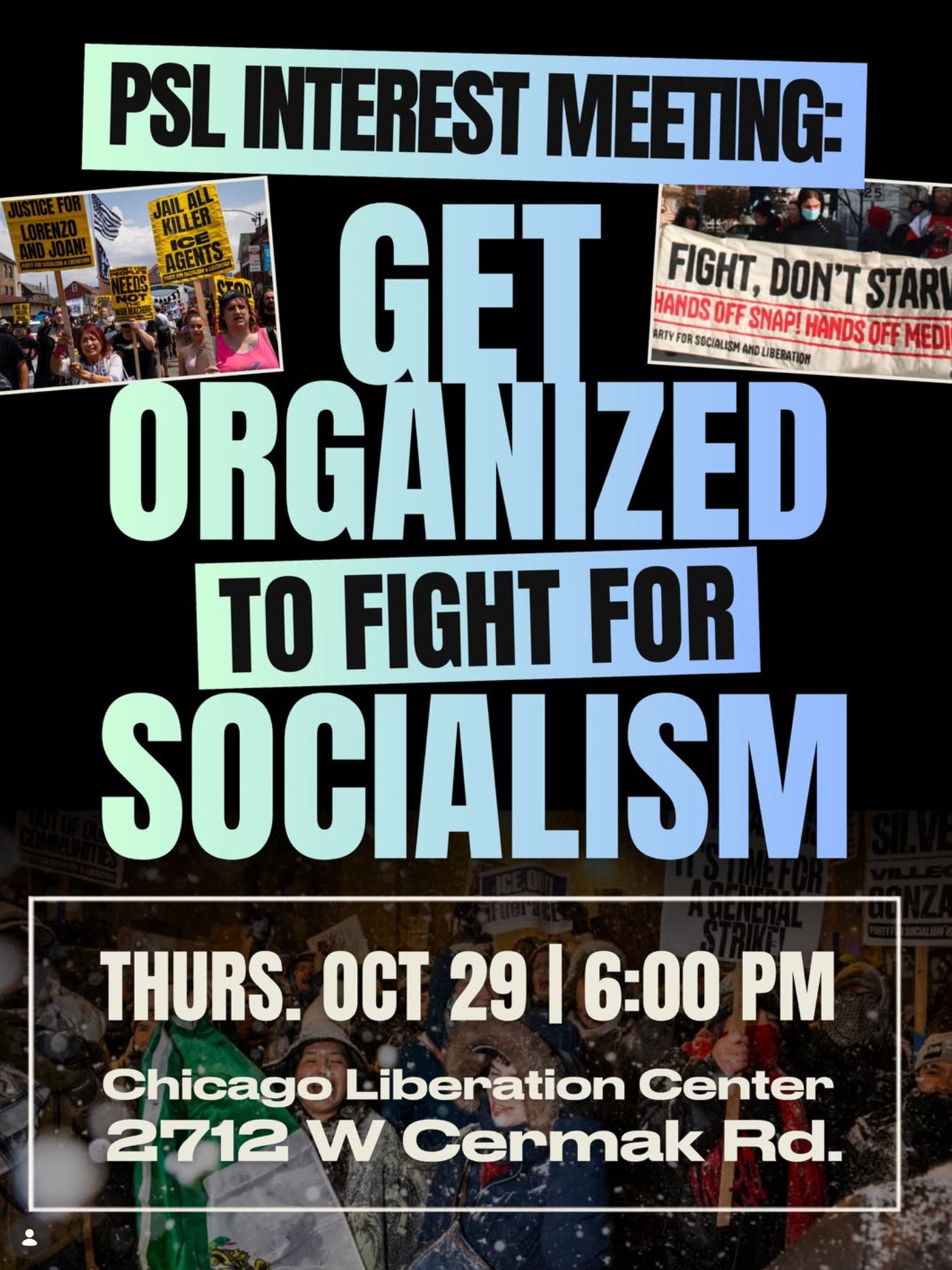 Get Organized to Fight for Socialism