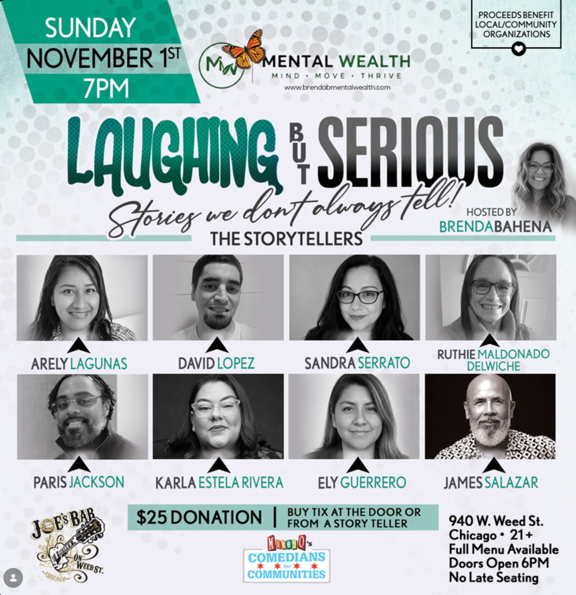 'Laughing But Serious' Benefit for Pilsen Arts Community House