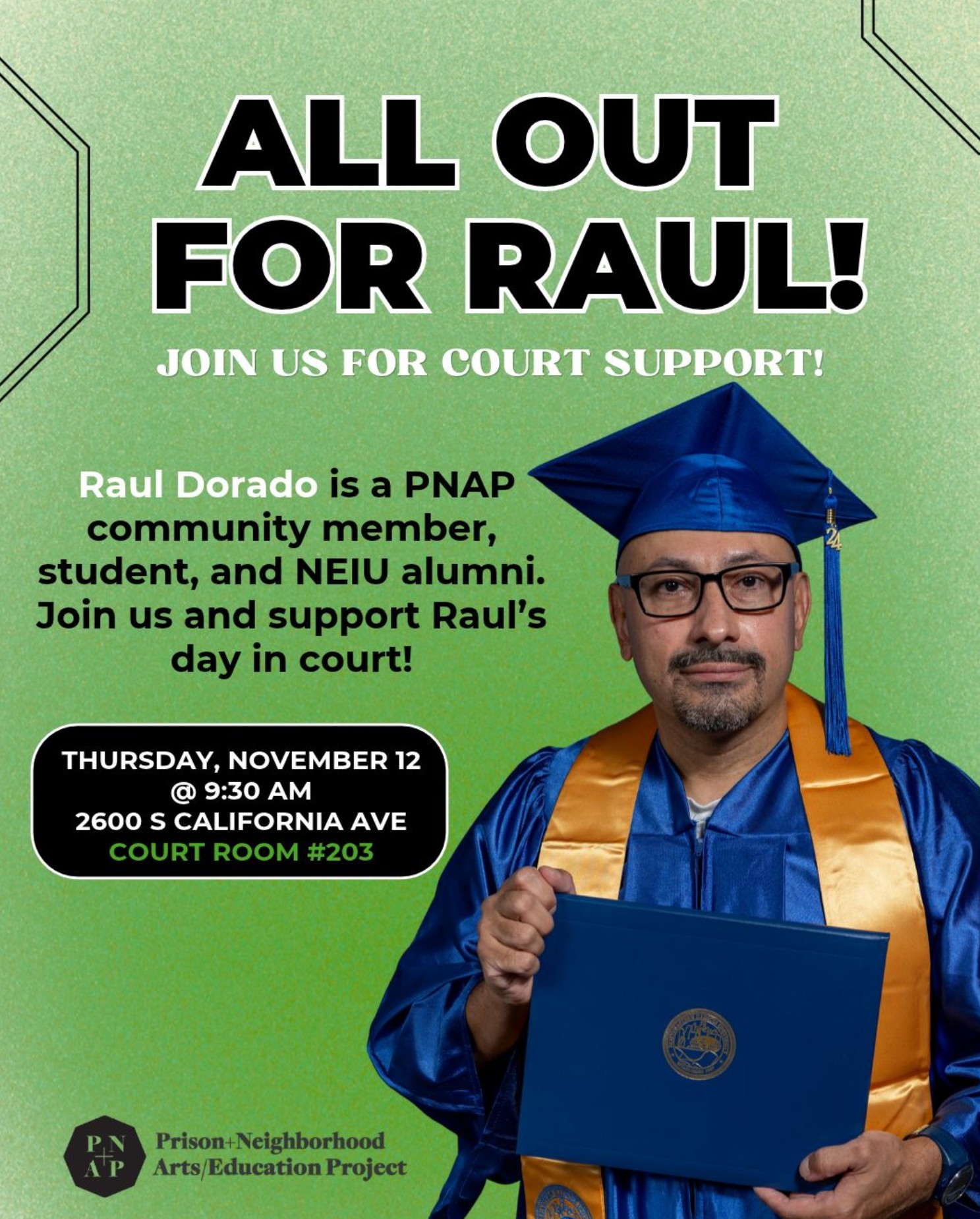 All Out for Raul - Court Support