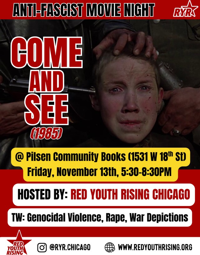 Anti-Fascist Movie Night - “Come and See”