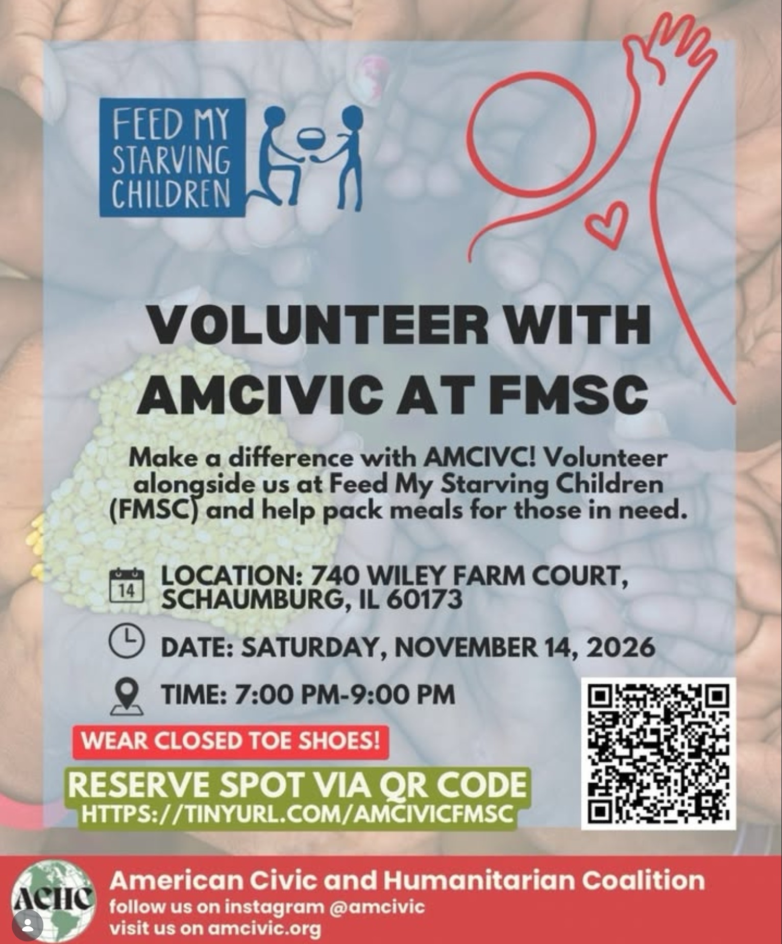 Volunteer to Help Feed Starving Children