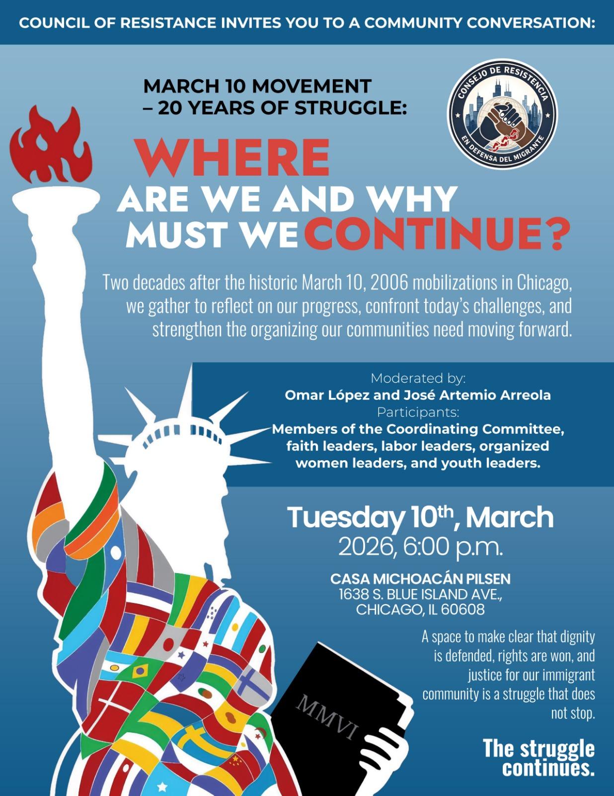 March 10th Movement - 20 Years of Struggle