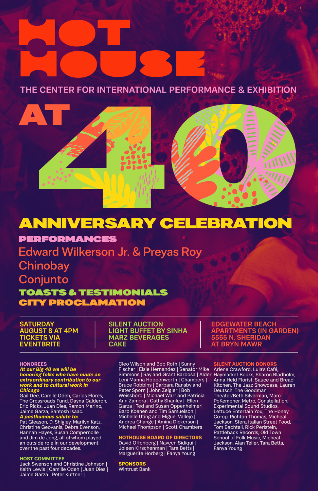 THE BIG 40! HotHouse celebrates its 40th Anniversary